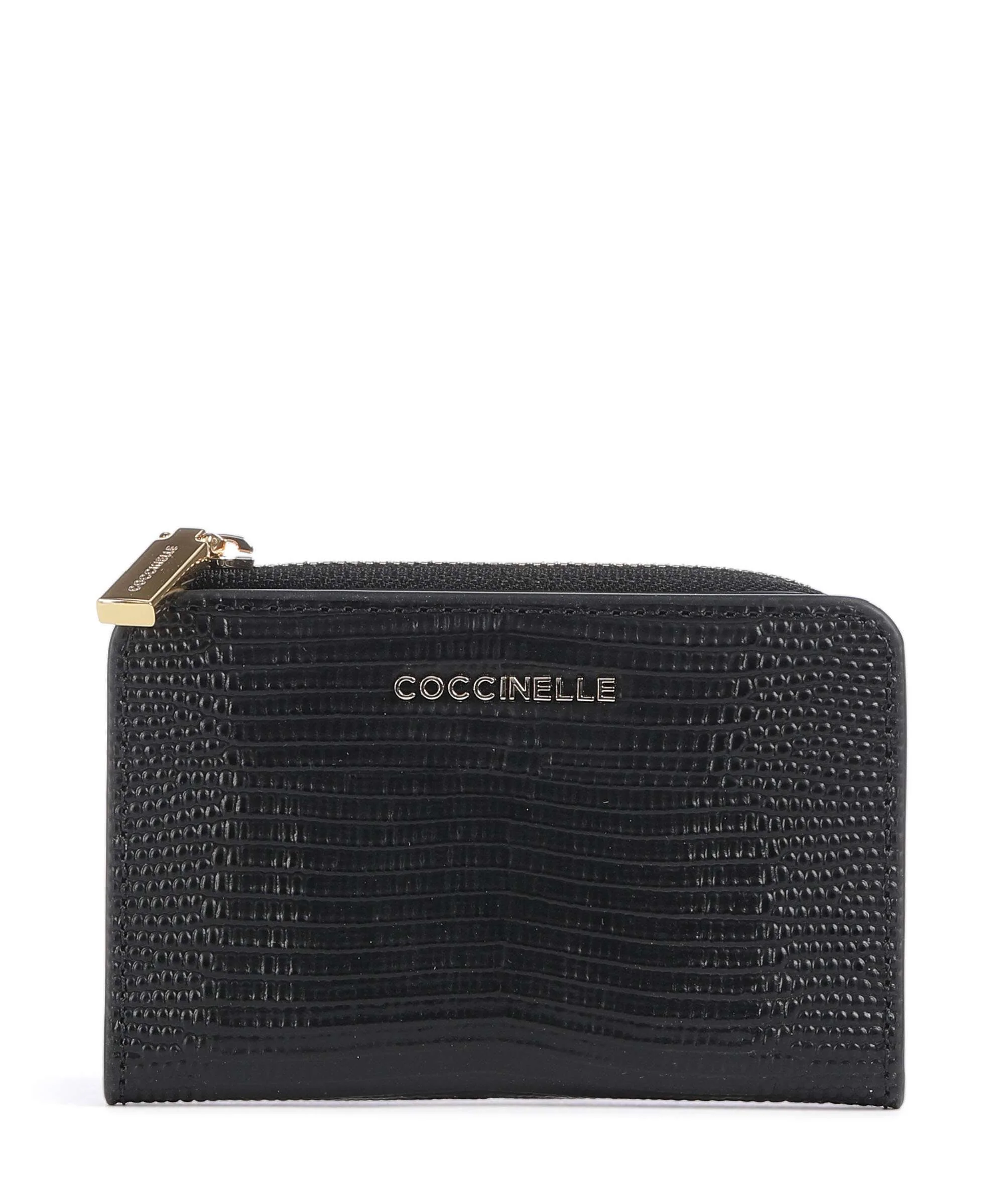 Coccinelle Metallic Lizard Portfel noir