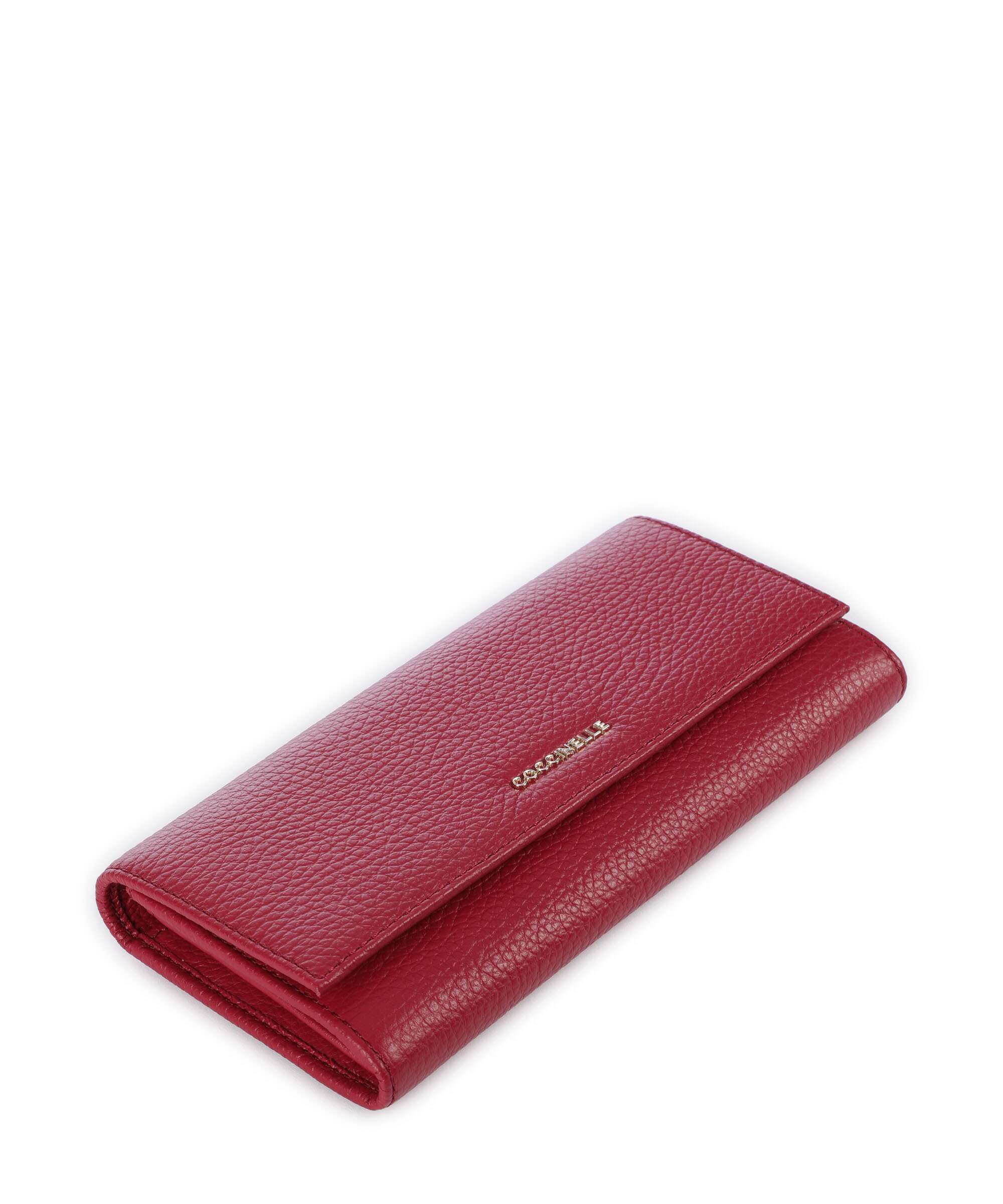 Coccinelle Metallic Soft Portfel sangria - Image 4