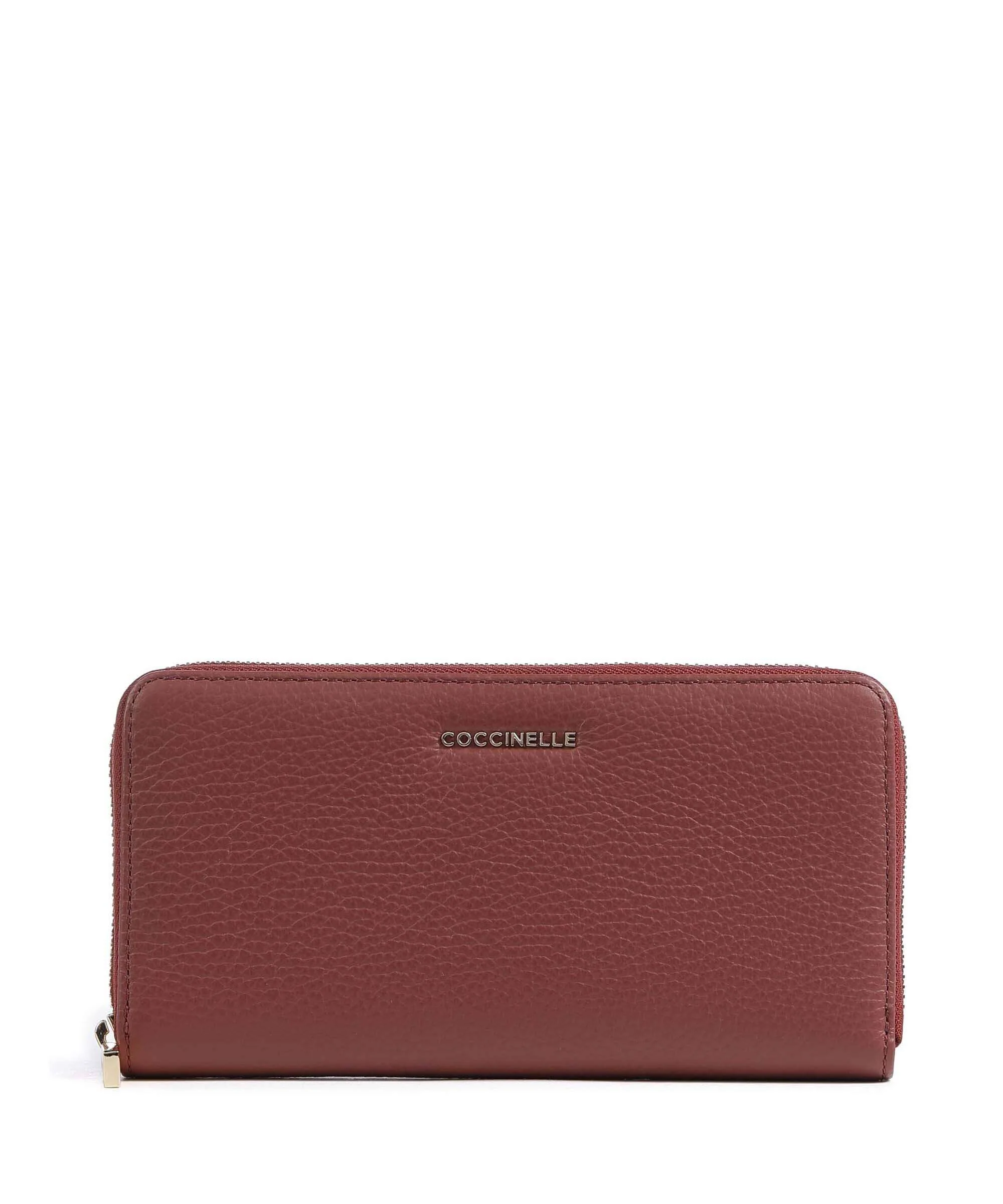 Coccinelle Metallic Soft Portfel brandy