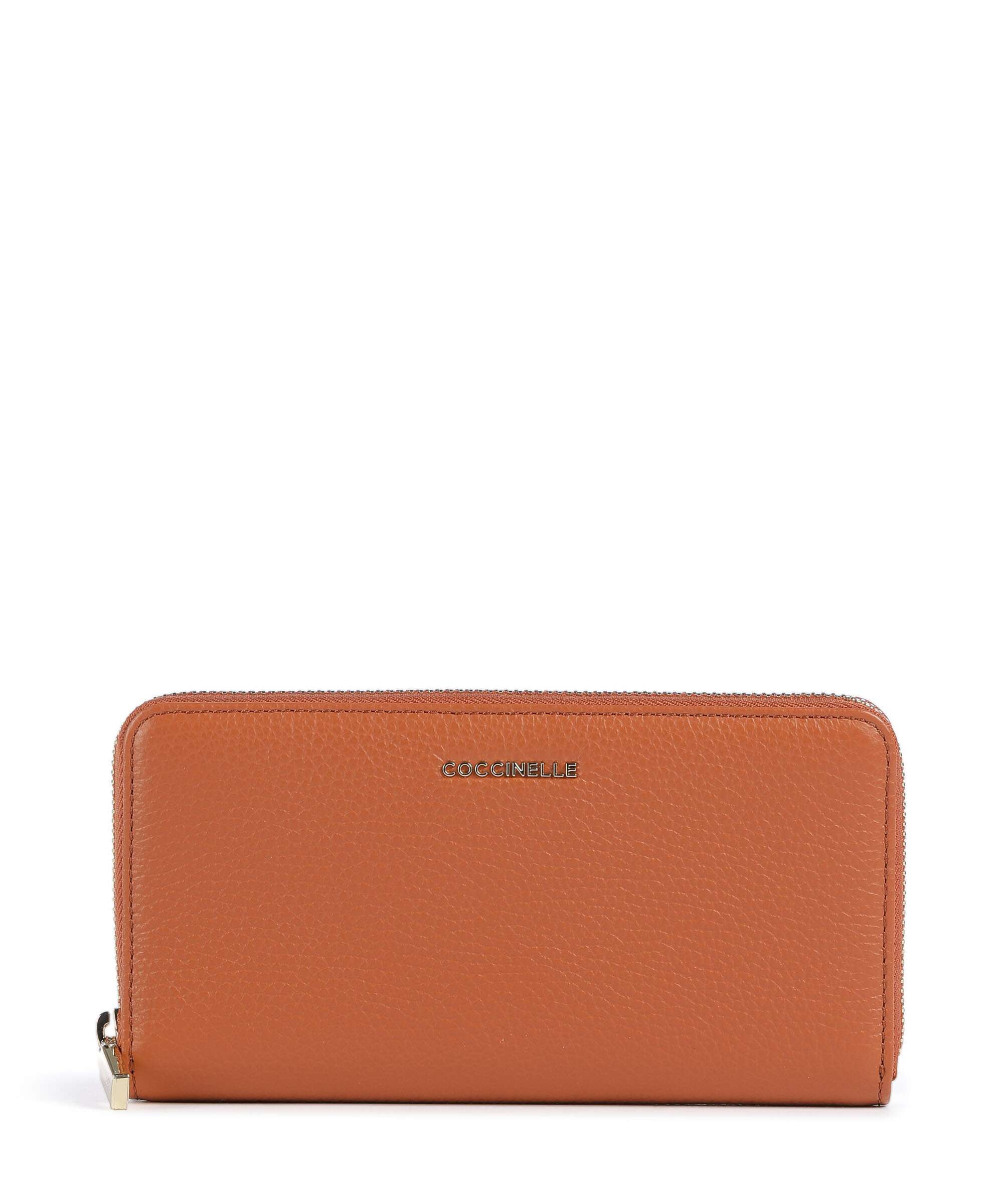 Coccinelle Metallic Soft Portfel crab