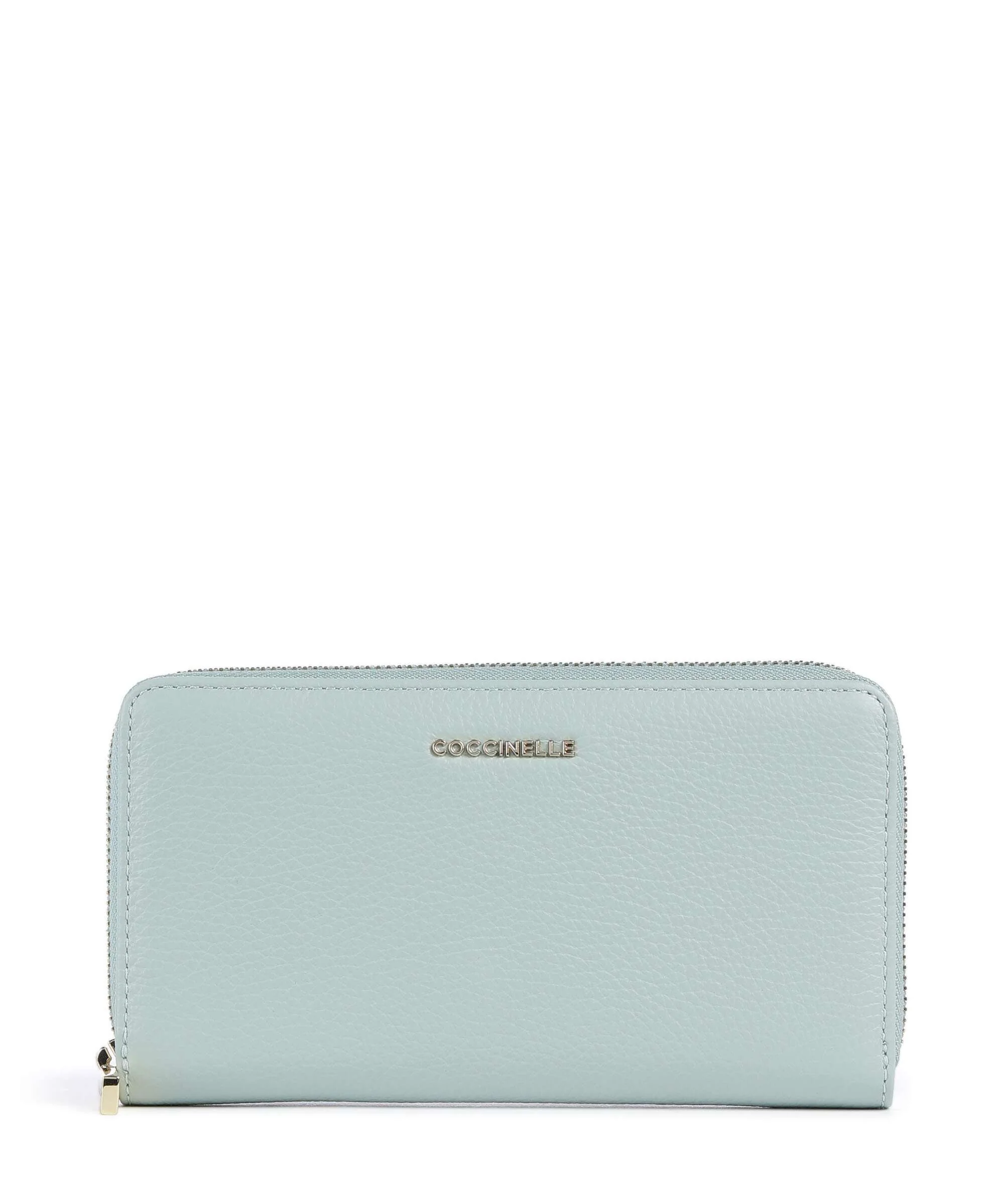 Coccinelle Metallic Soft Portfel aquamarine