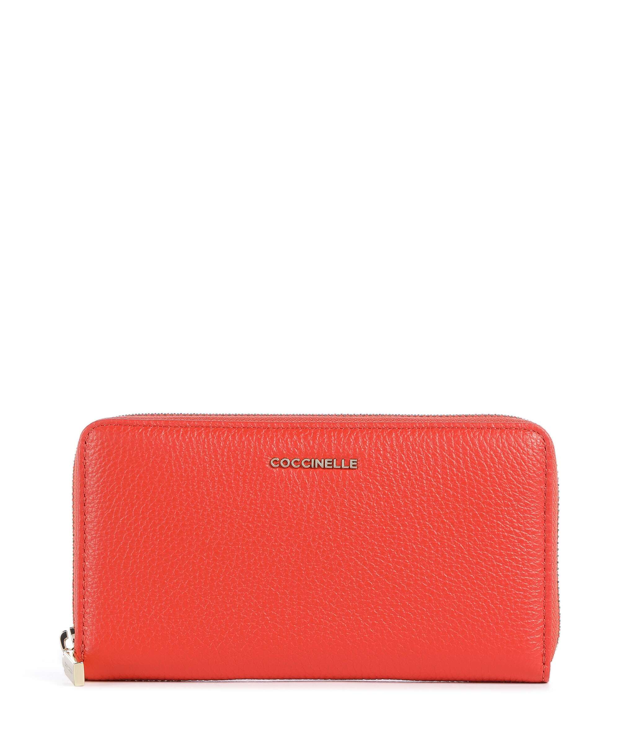 Coccinelle Metallic Soft Portfel gazpacho