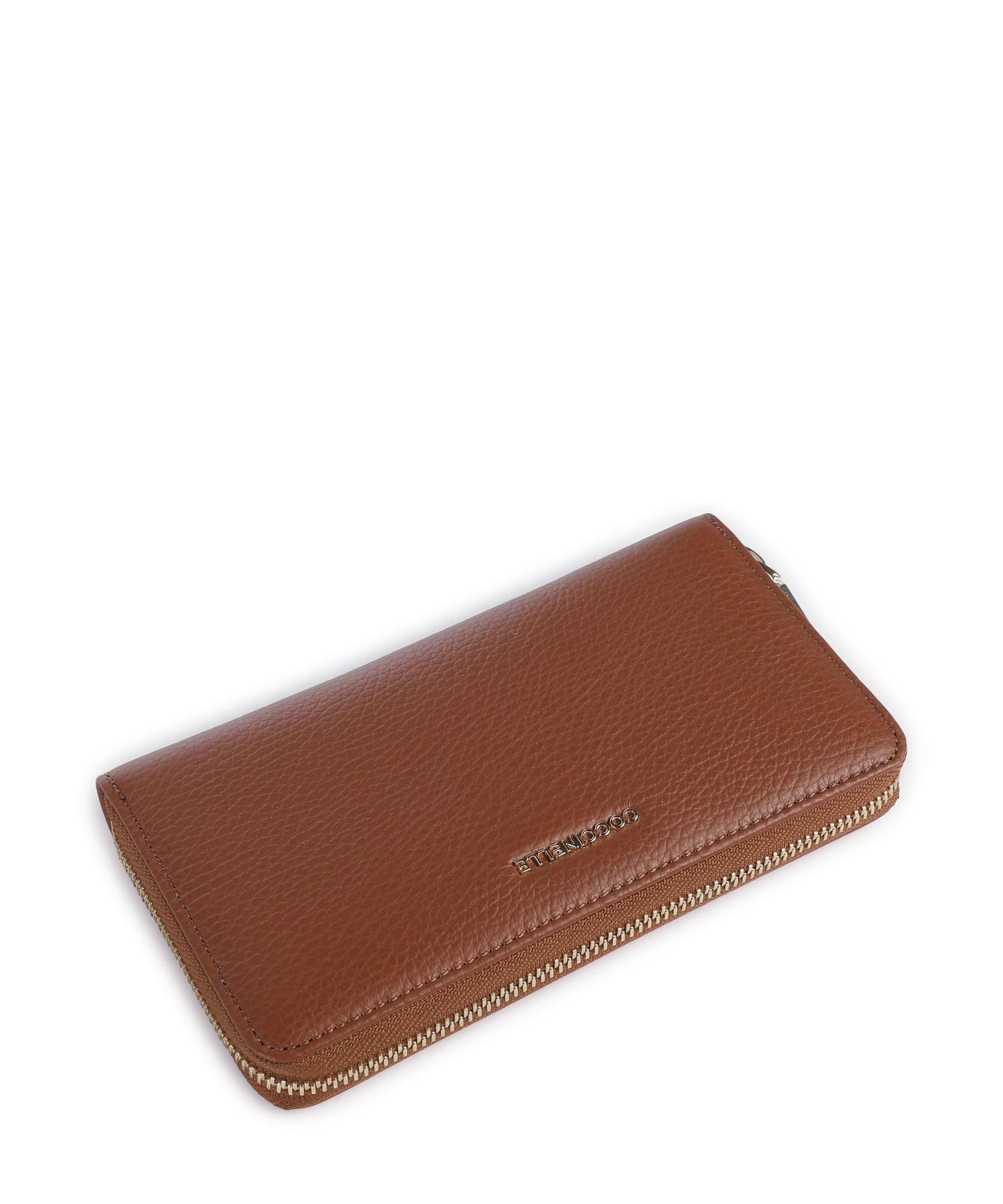 Coccinelle Metallic Soft Portfel cognac - Image 4