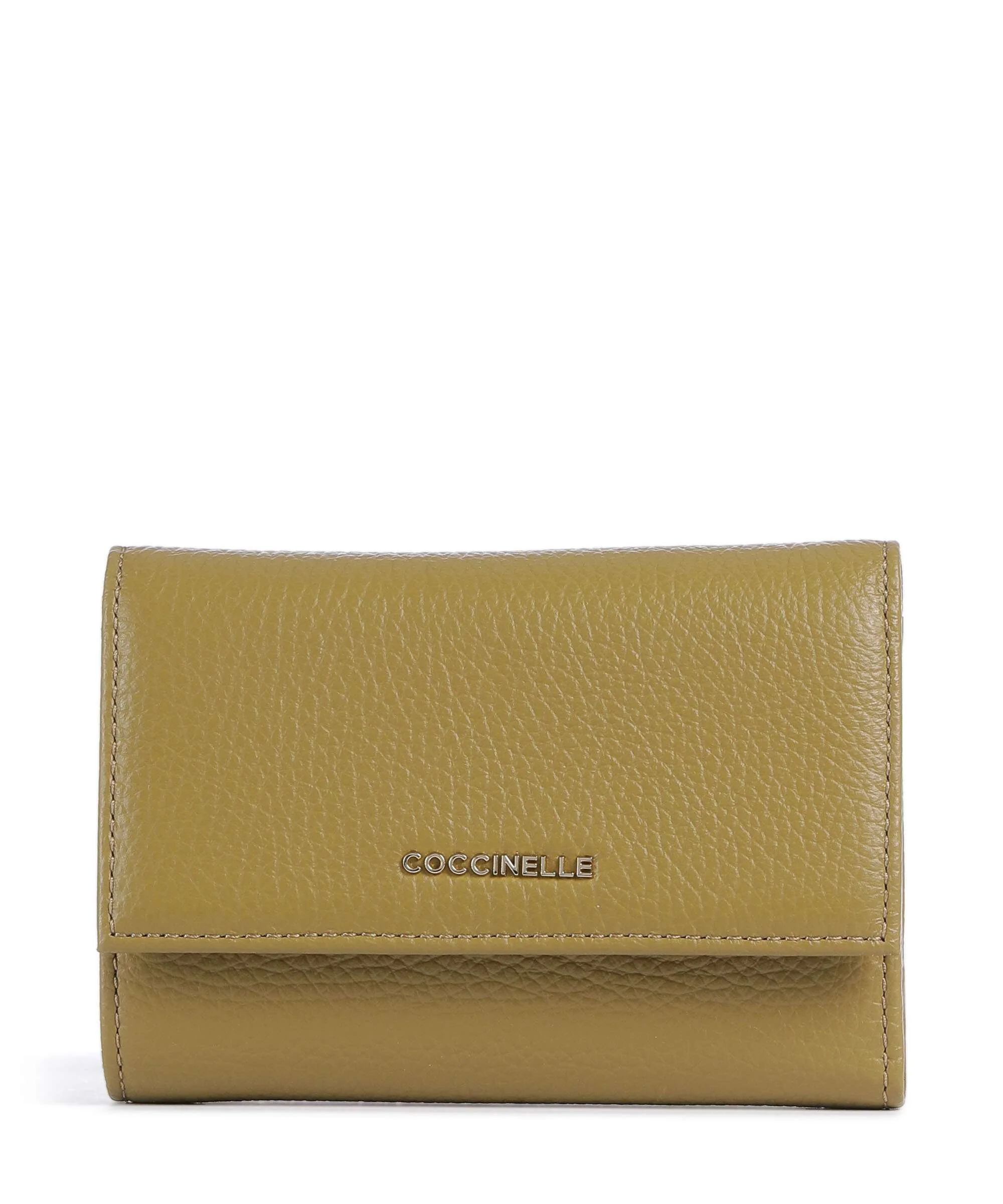 Coccinelle Metallic Soft Portfel seagrass