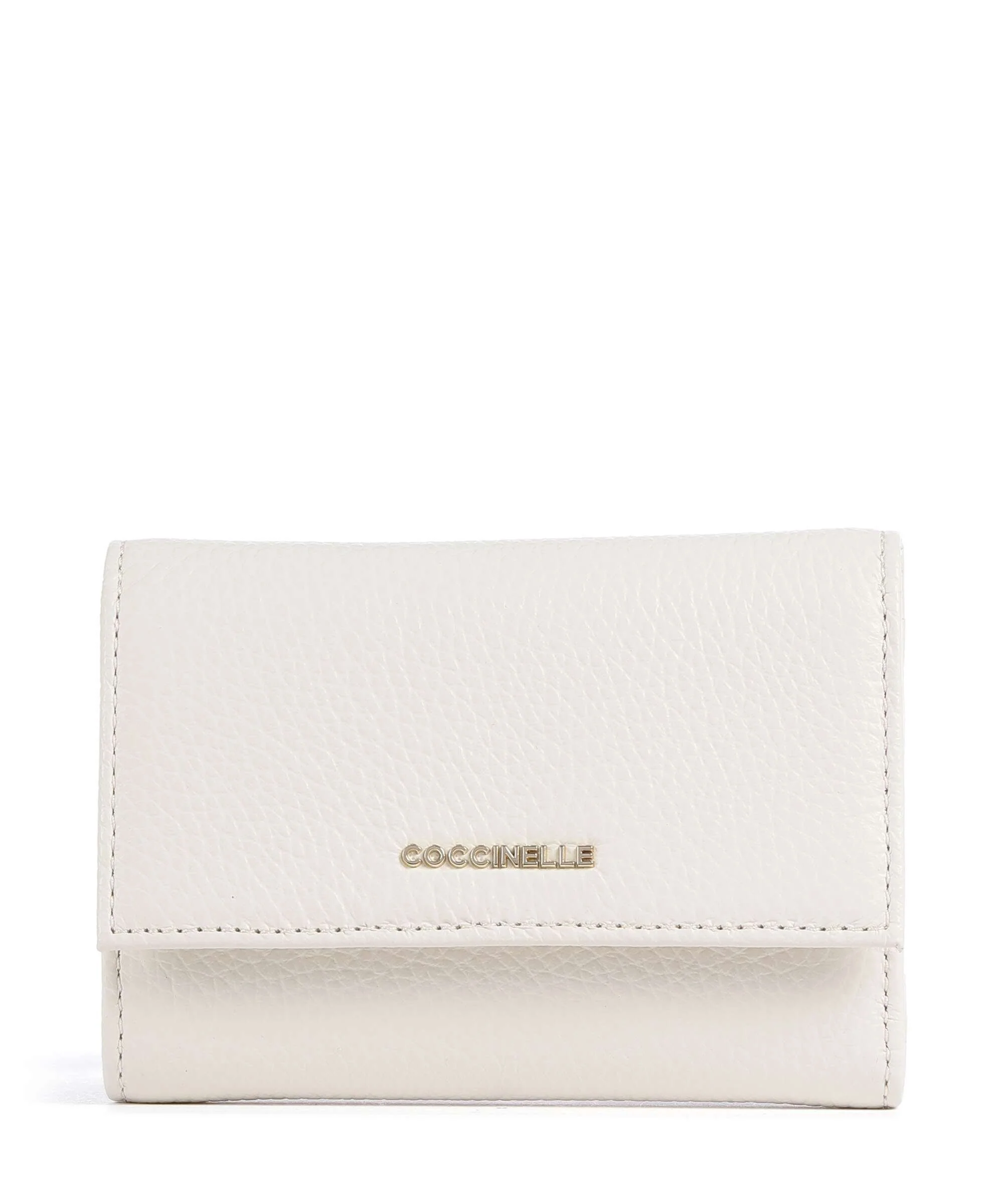 Coccinelle Metallic Soft Portfel pearl