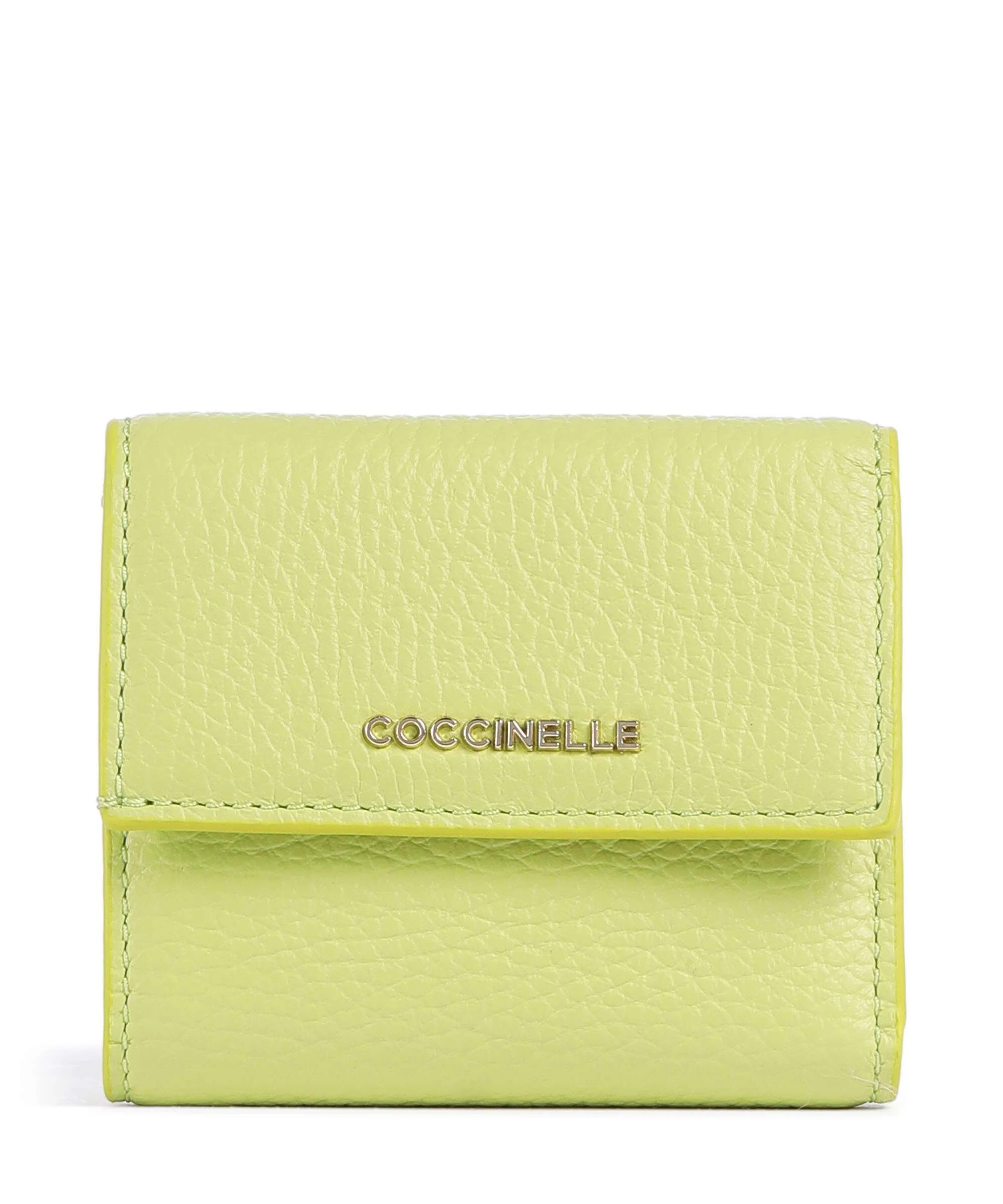 Coccinelle Metallic Soft Portfel green glow