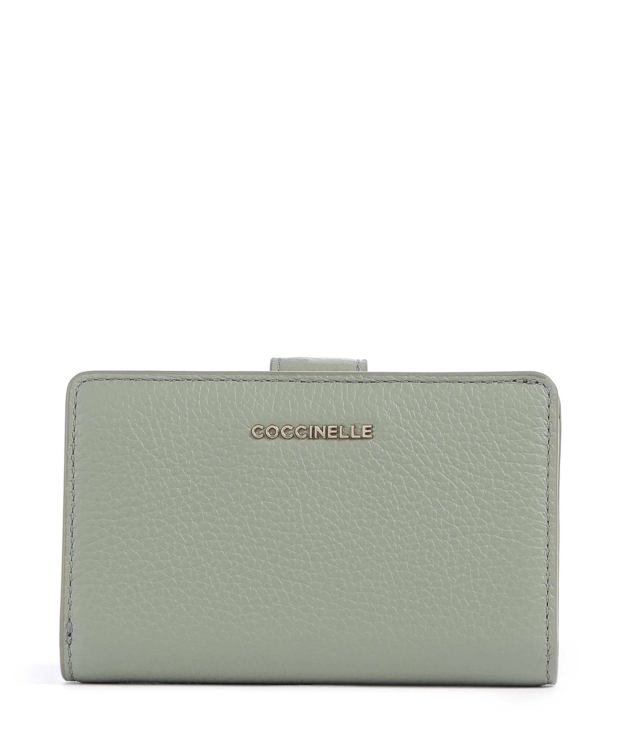 Coccinelle Metallic Soft Portfel greenery