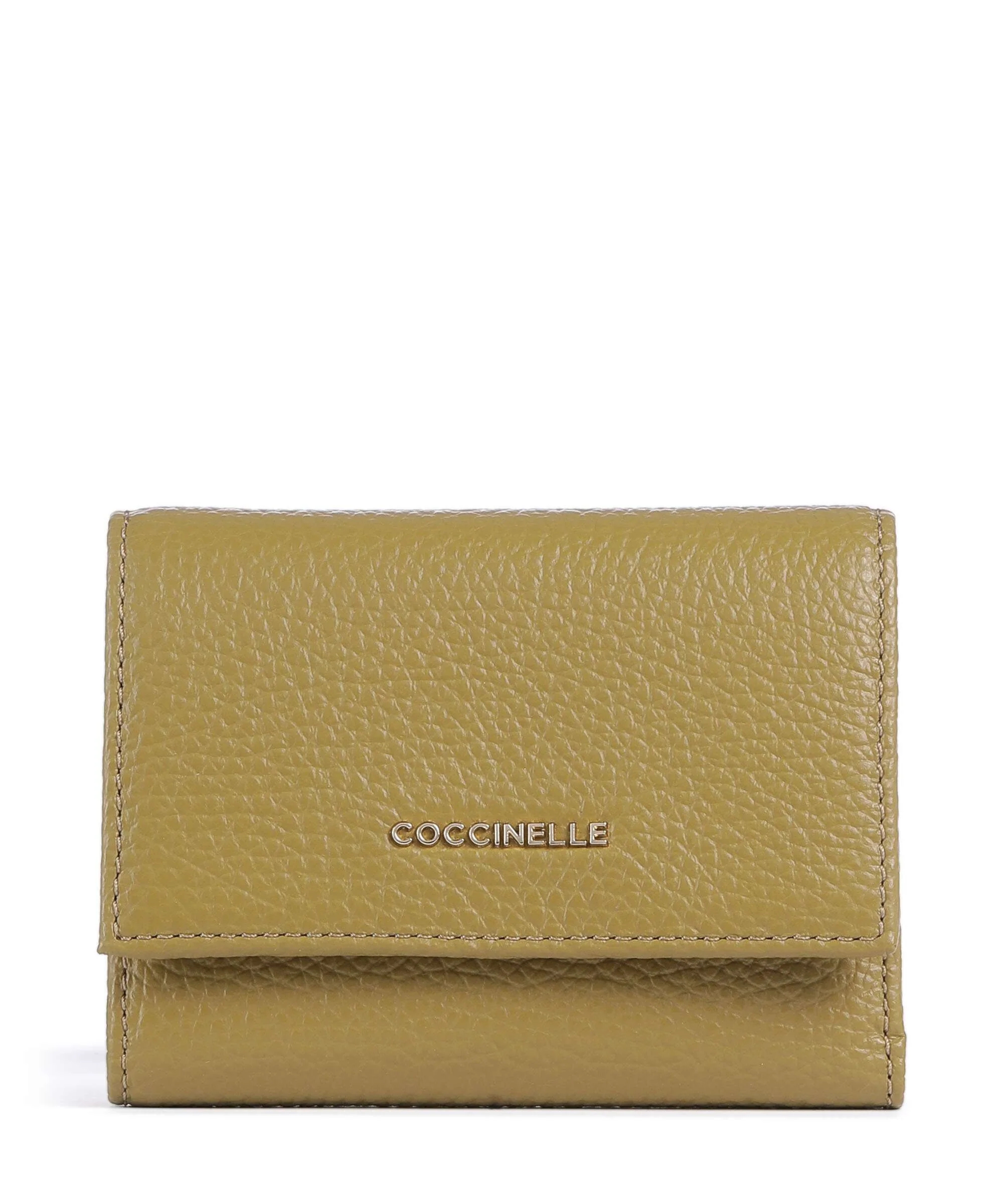 Coccinelle Metallic Soft Portfel seagrass