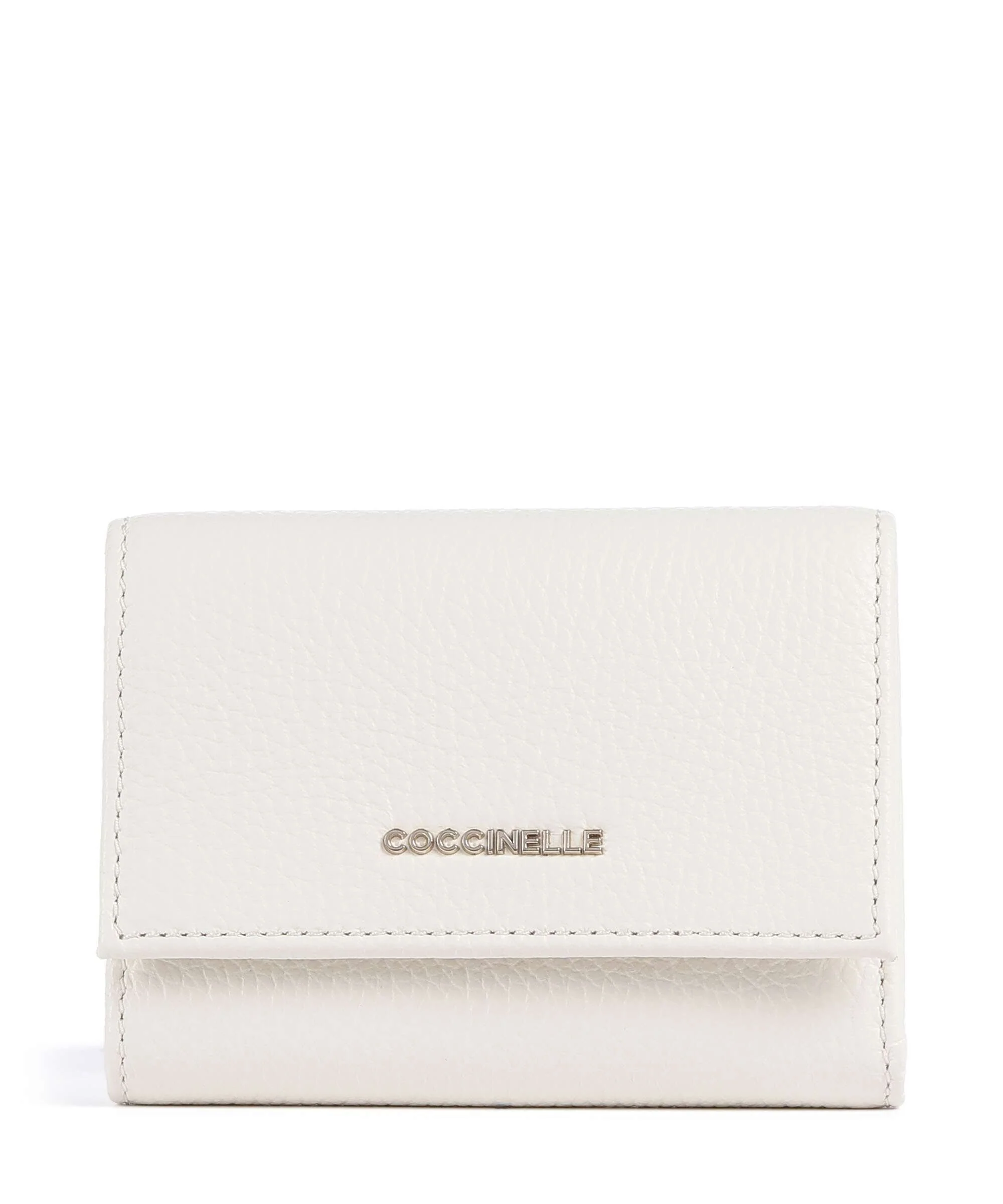 Coccinelle Metallic Soft Portfel pearl