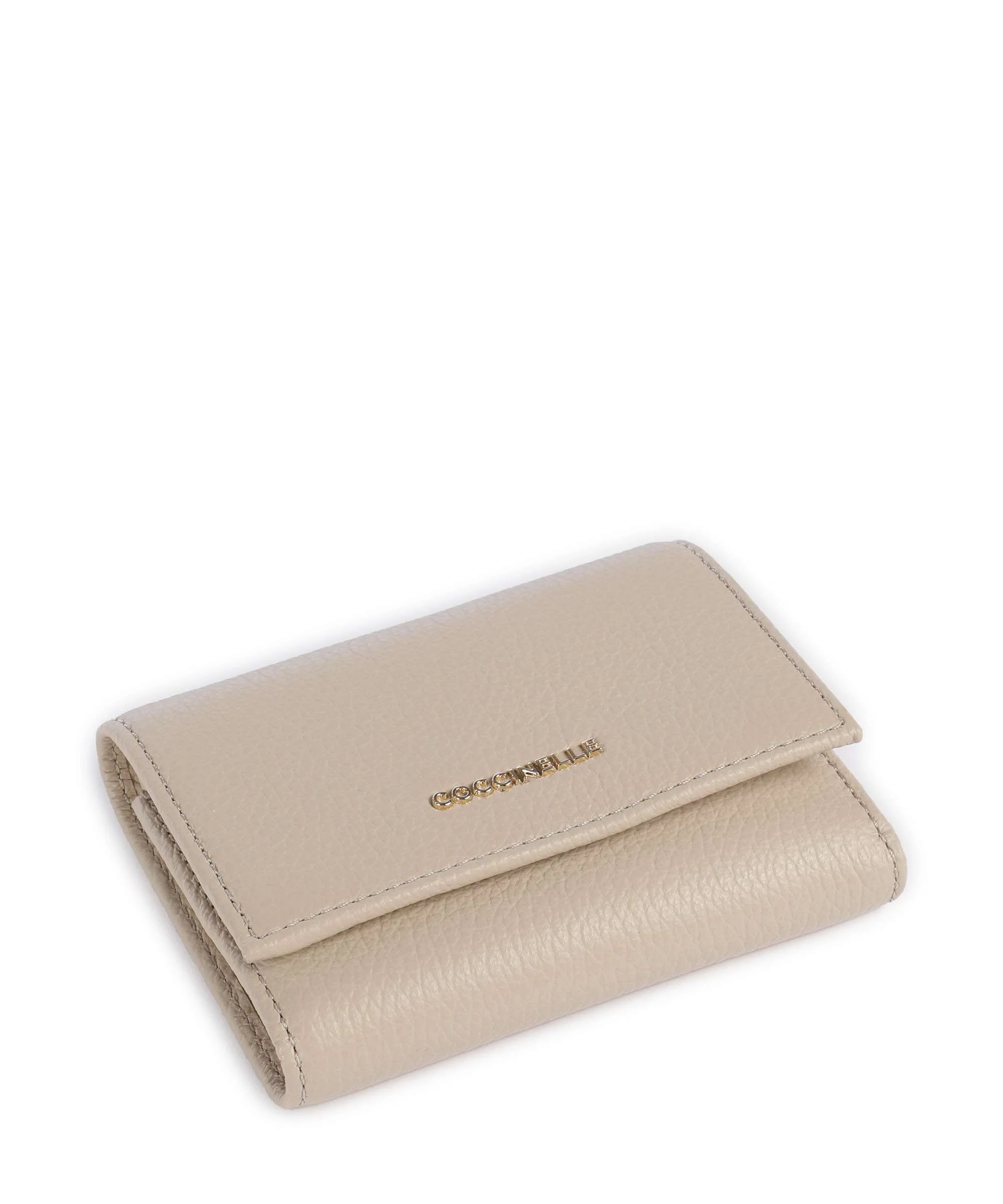 Coccinelle Metallic Soft Portfel sandshell - Image 4