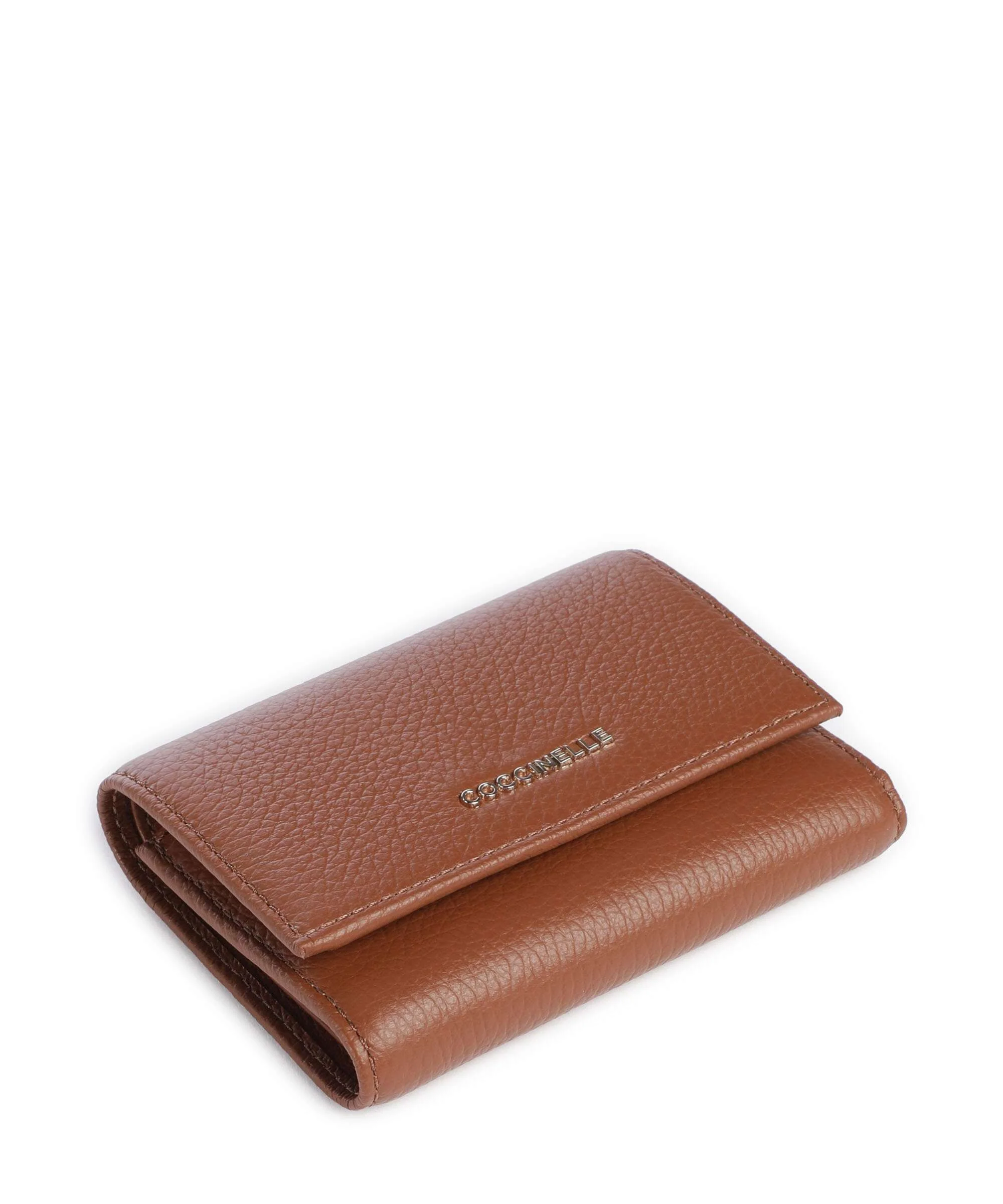 Coccinelle Metallic Soft Portfel cognac - Image 4
