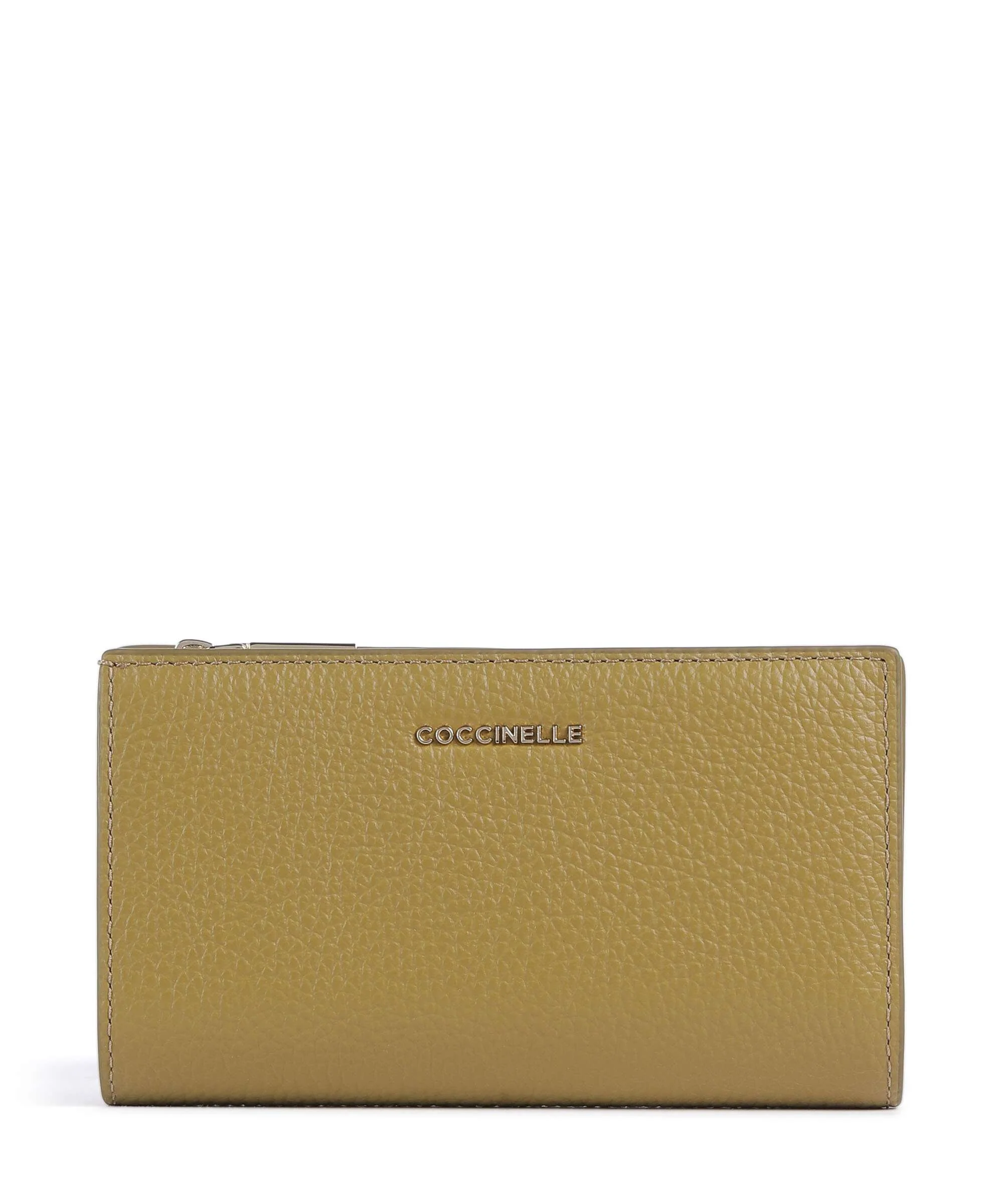 Coccinelle Metallic Soft Portfel seagrass