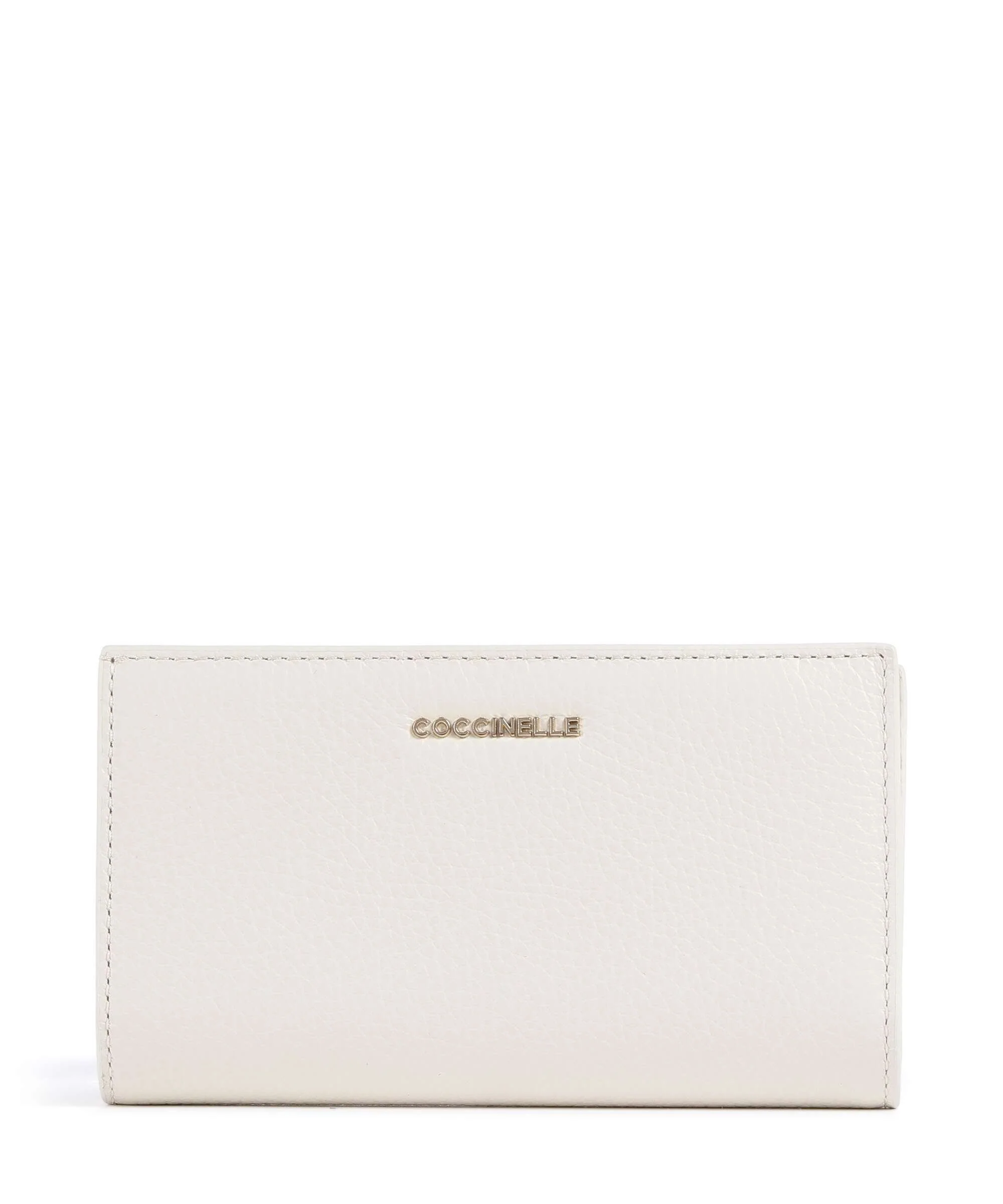 Coccinelle Metallic Soft Portfel pearl