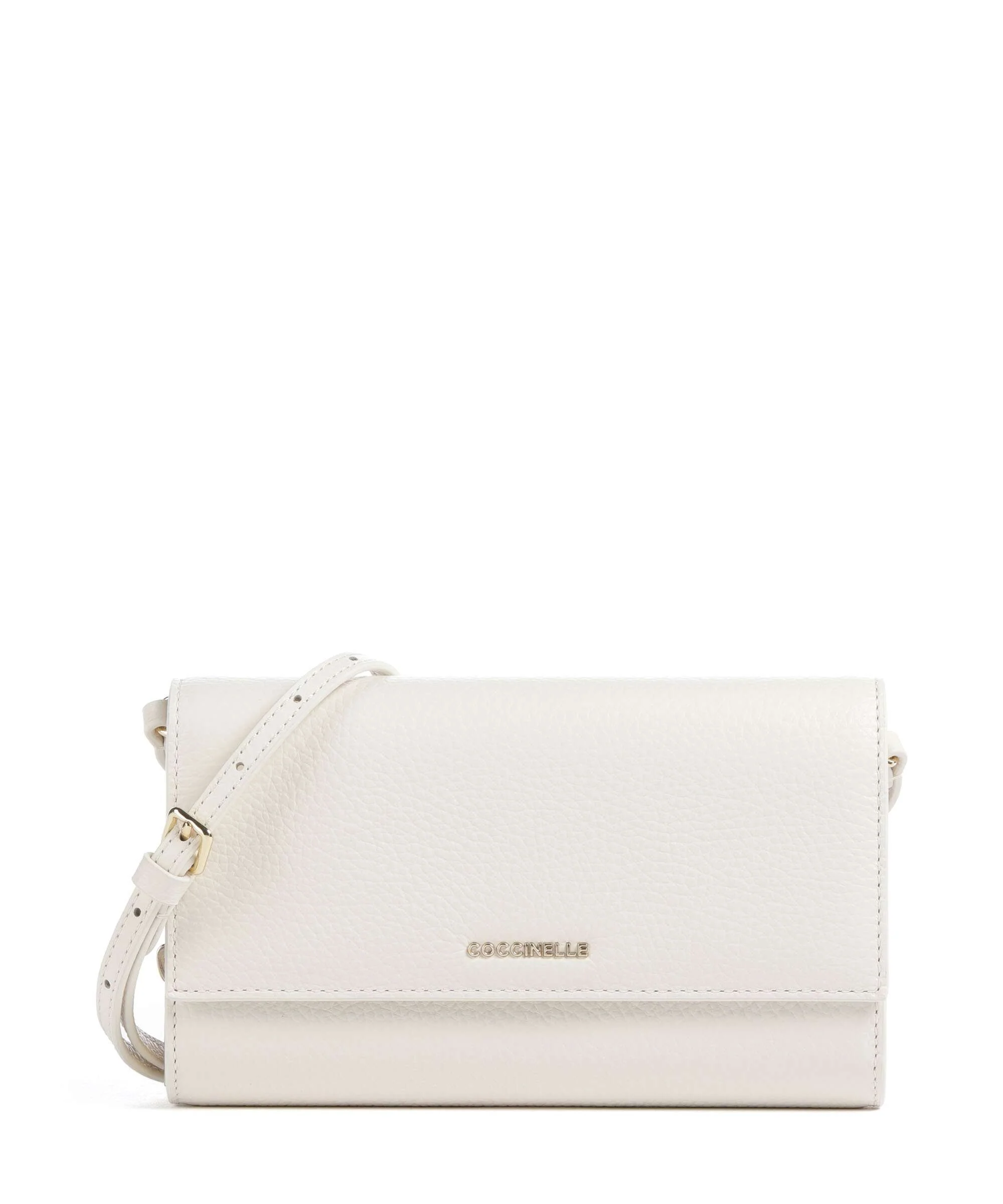 Coccinelle Metallic Soft Portfel pearl
