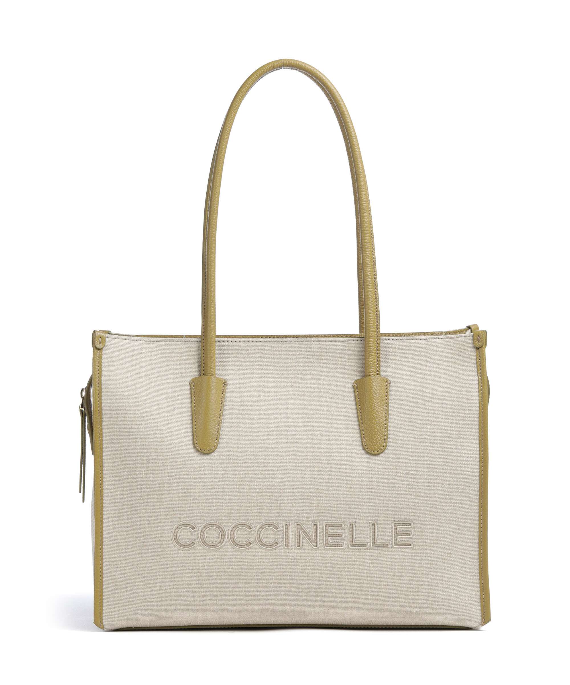 Coccinelle Myrtha Canvas Torba na zakupy natural/seagrass