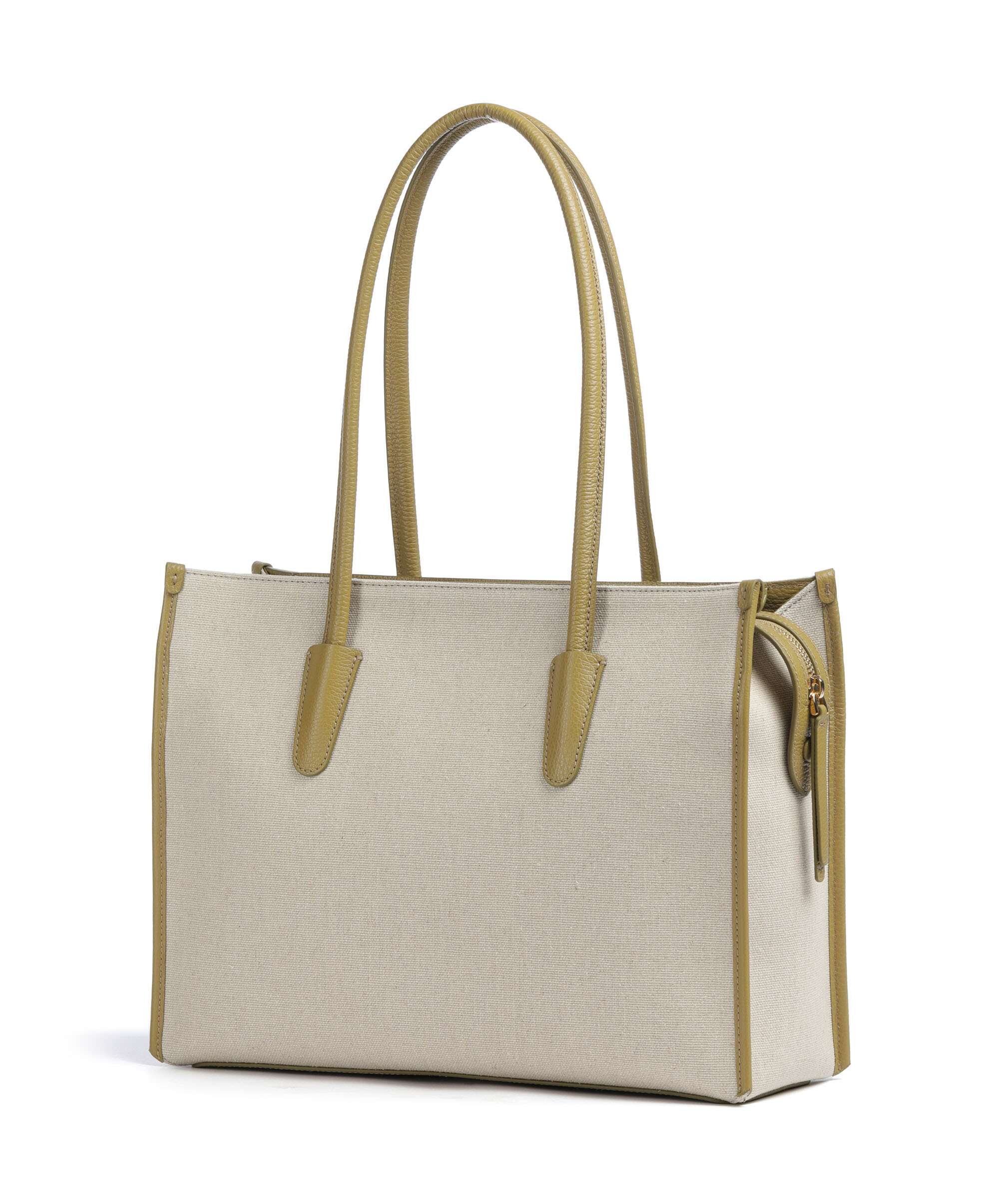 Coccinelle Myrtha Canvas Torba na zakupy natural/seagrass - Image 2