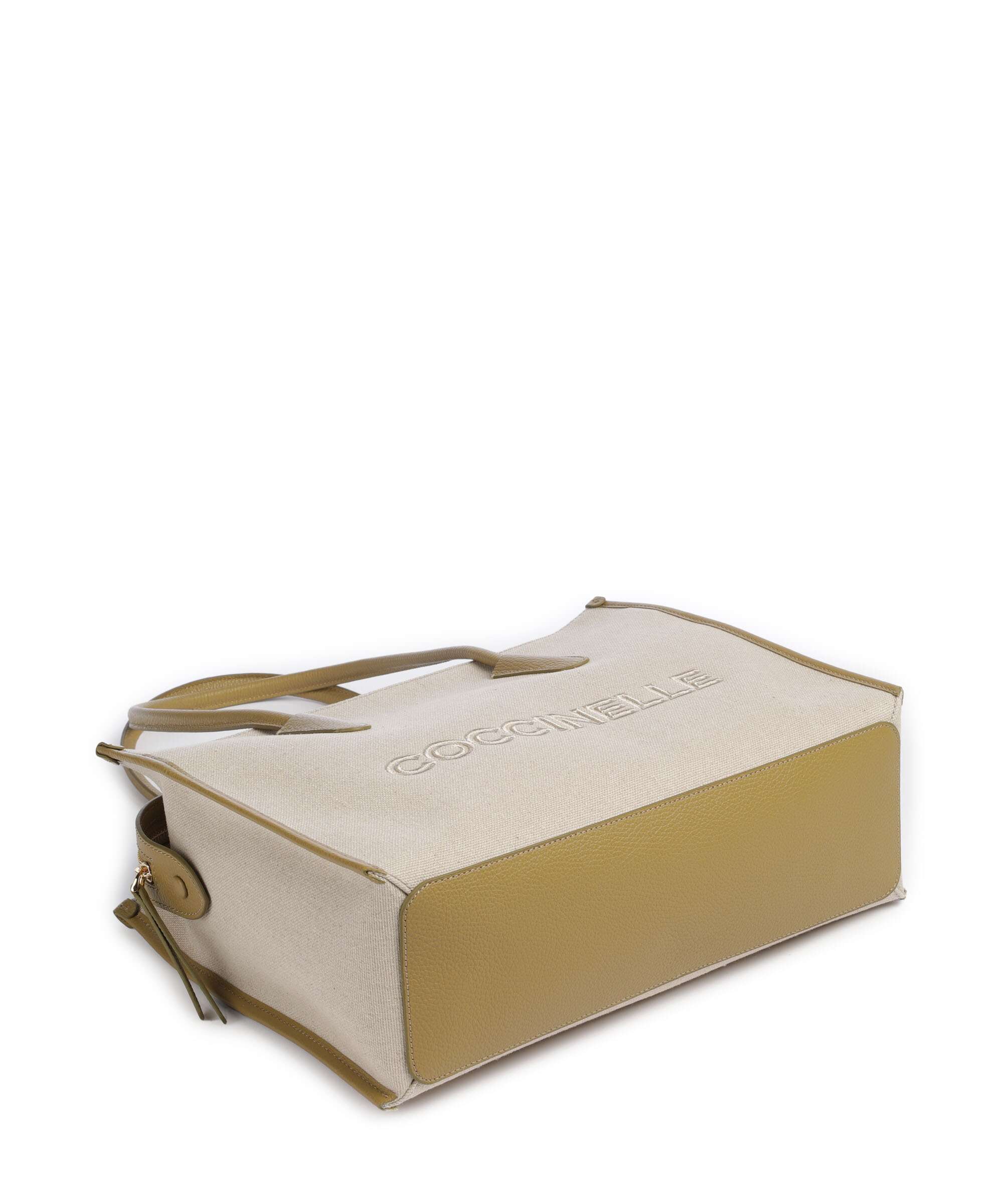 Coccinelle Myrtha Canvas Torba na zakupy natural/seagrass - Image 4