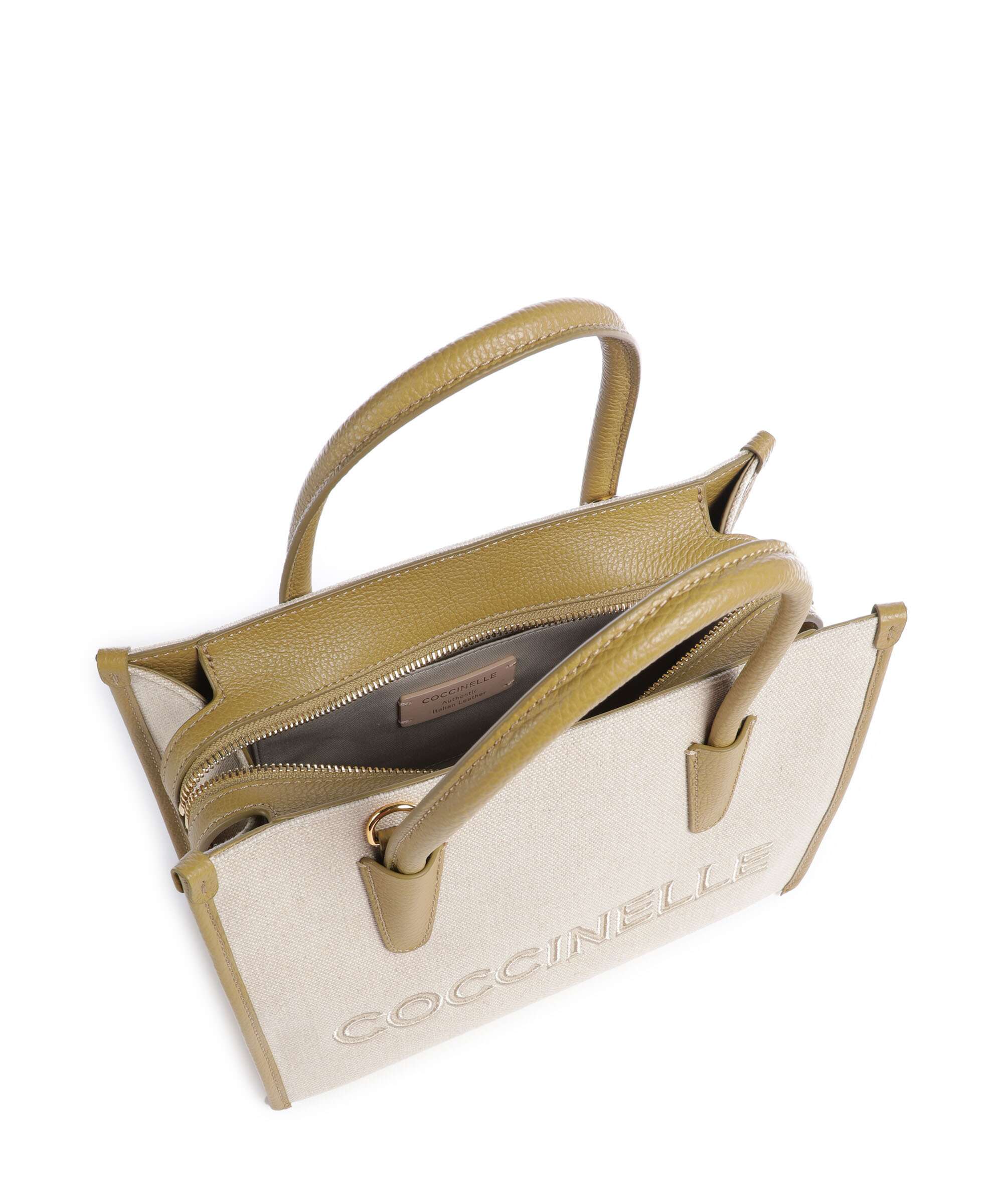 Coccinelle Myrtha Canvas Torebka natural/seagrass - Image 6