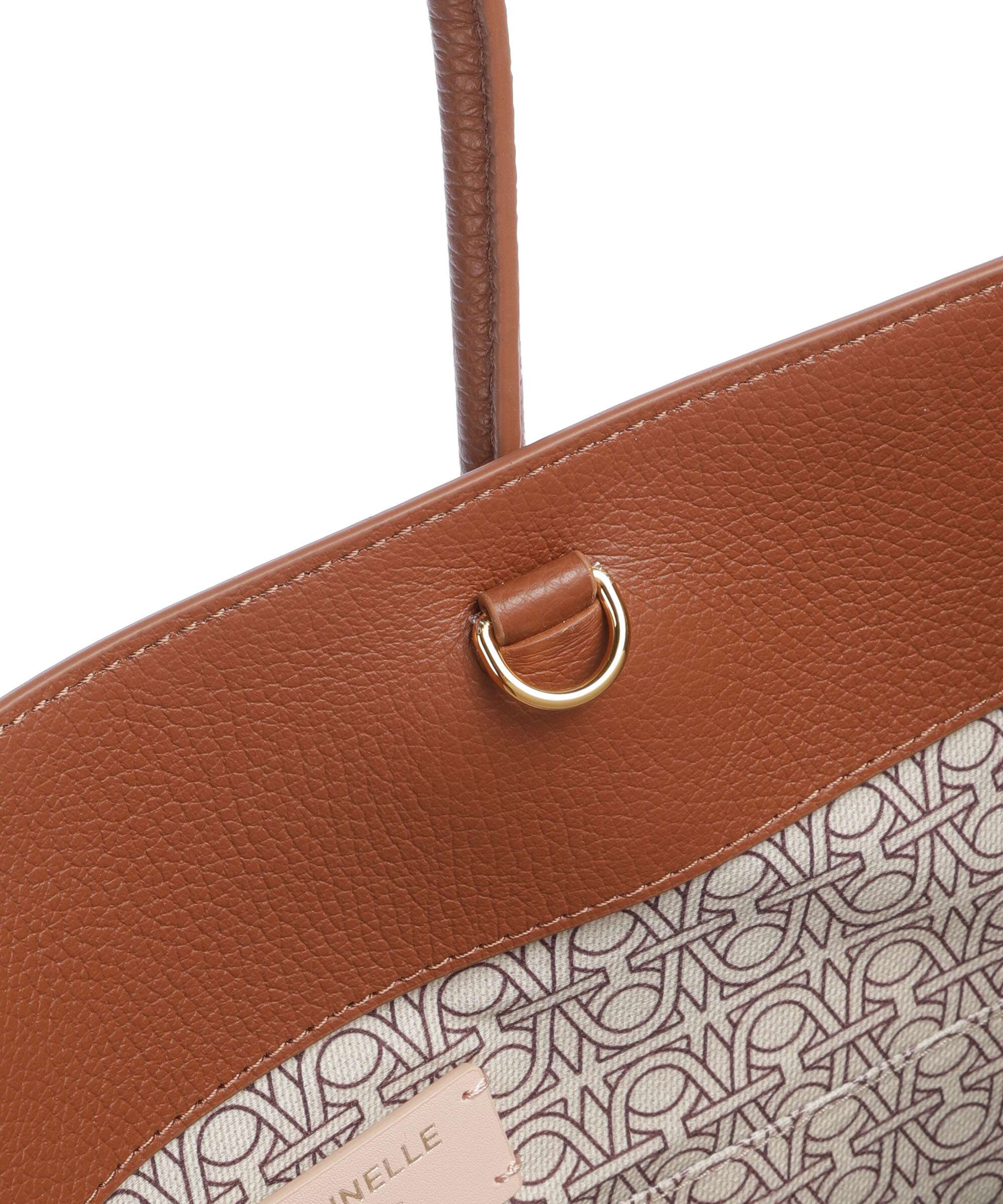 Coccinelle Myrtha Denim Torba na zakupy blue/cognac - Image 4