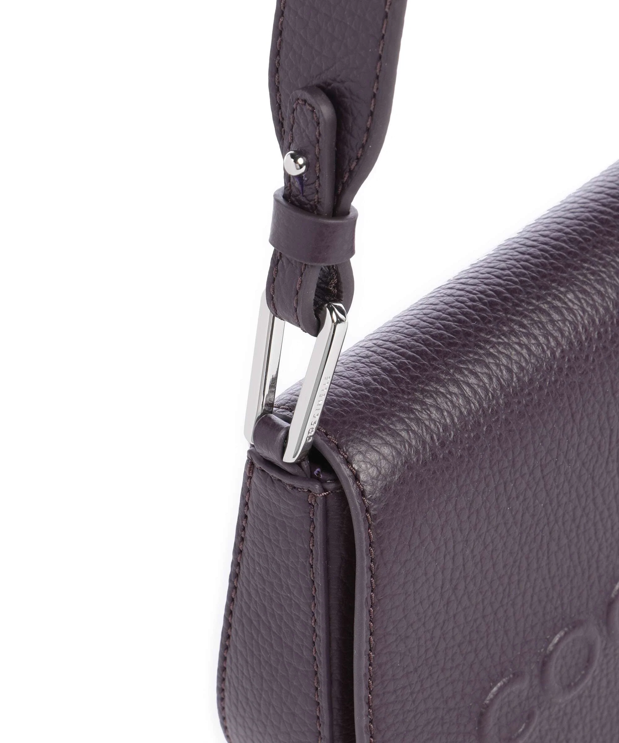 Coccinelle Myrtha Maxi Logo Torba na ramię prune - Image 5