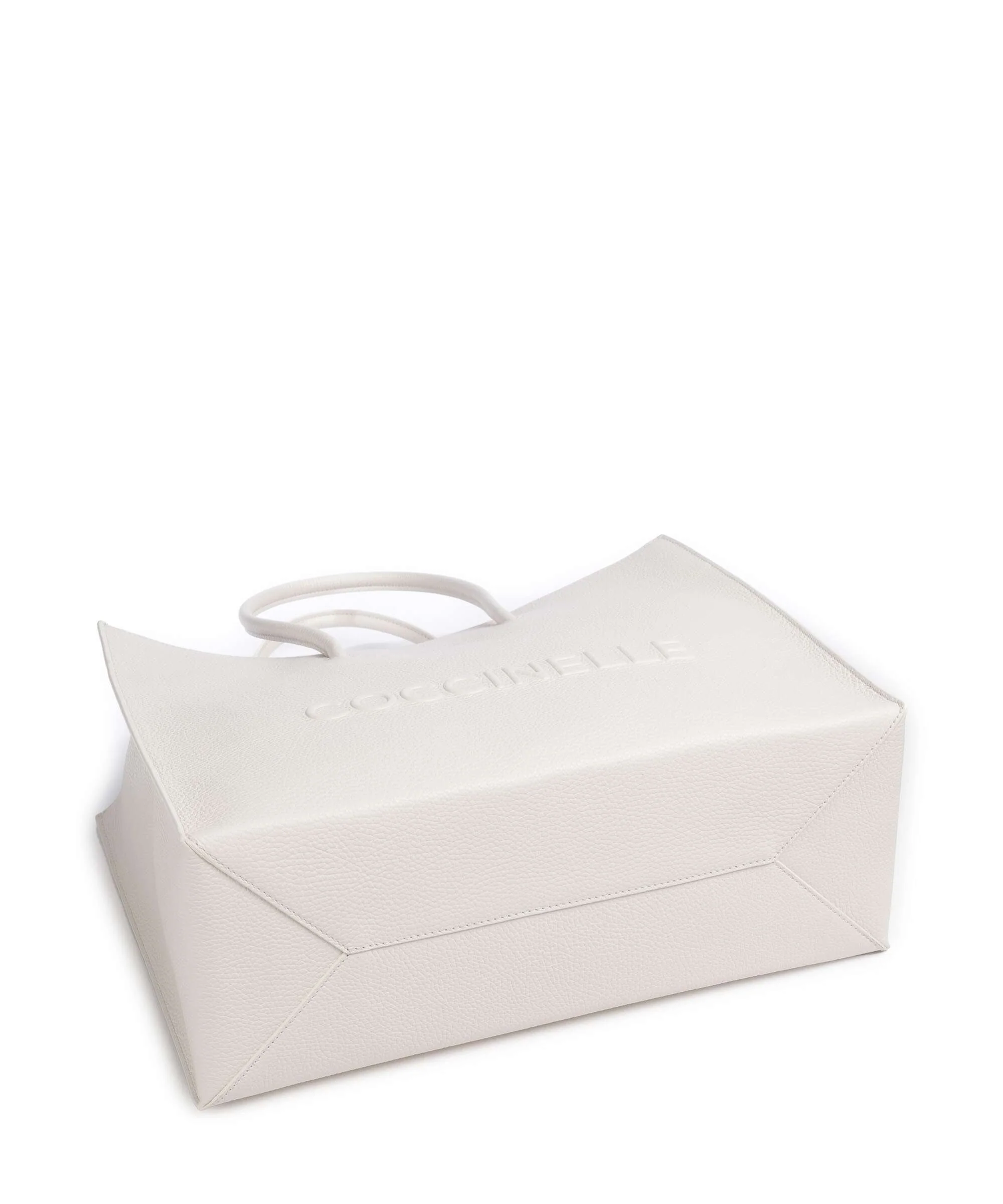 Coccinelle Myrtha Maxi Logo Torba na zakupy blanco - Image 5