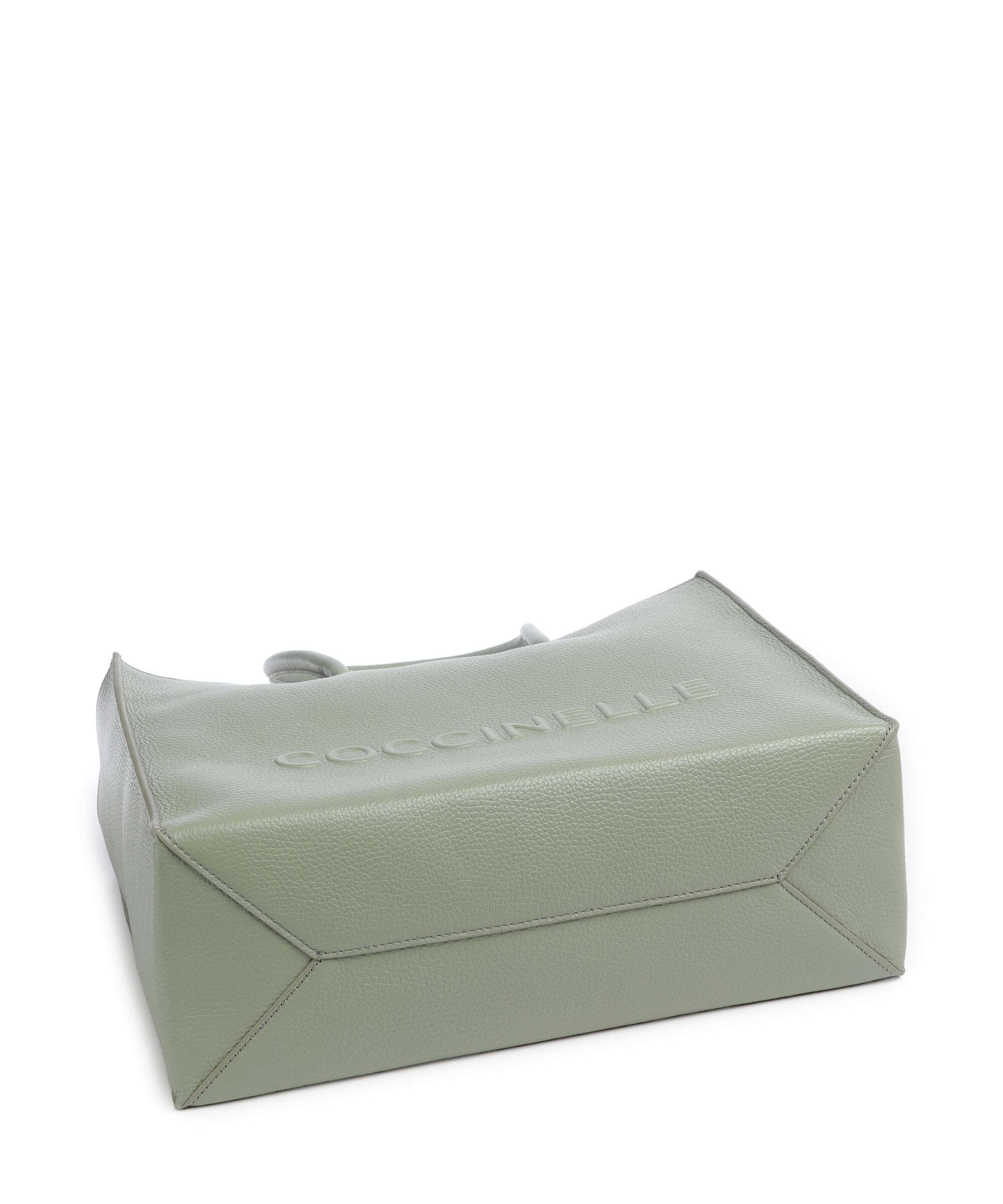 Coccinelle Myrtha Maxi Logo Torba na zakupy greenery - Image 5