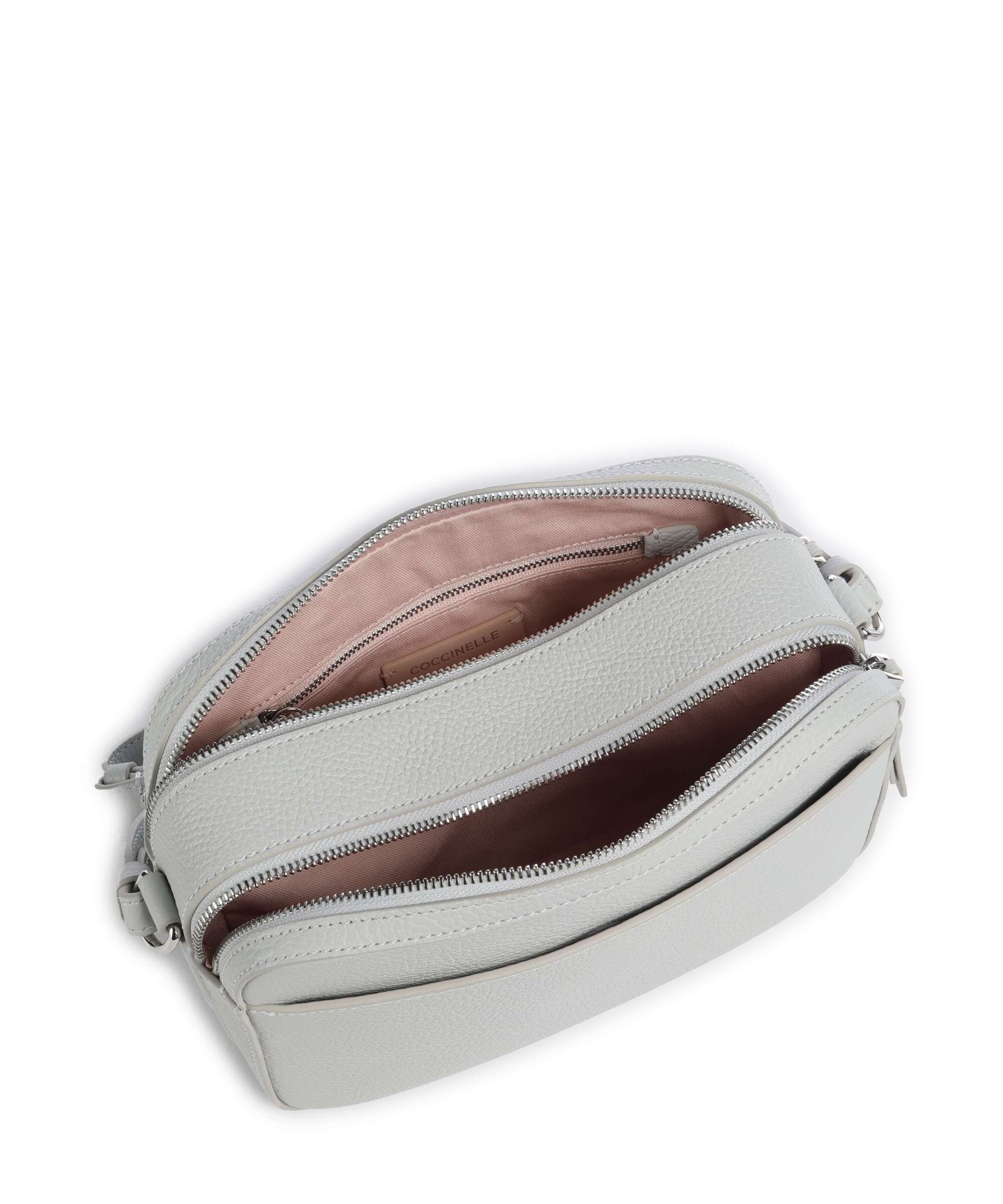 Coccinelle Myrtha Maxi Logo Torba przez ramię snow - Image 6