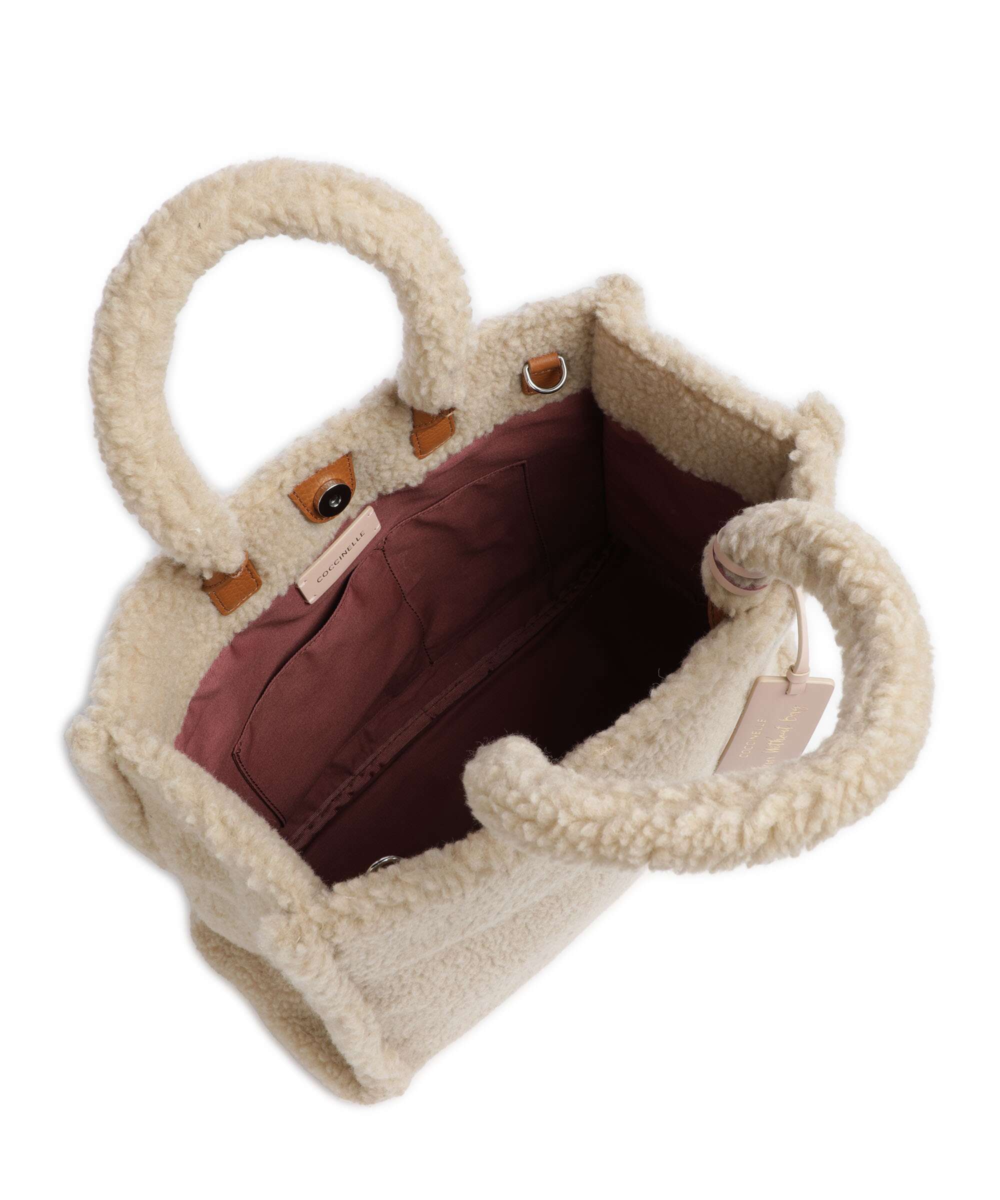 Coccinelle Never Without Bag Torebka natural/cuir - Image 6