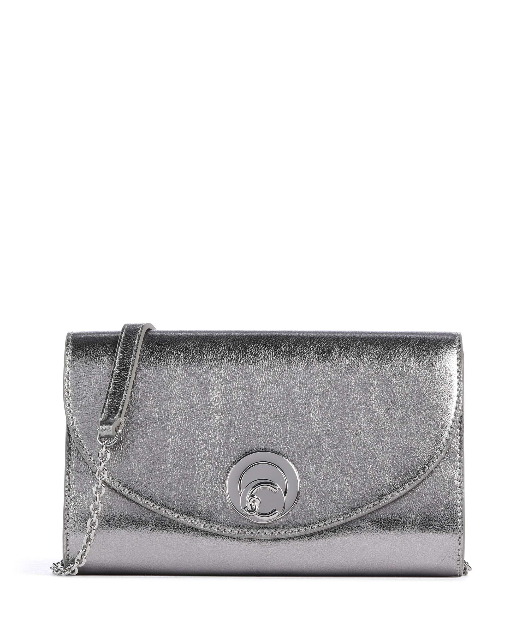 Coccinelle Nikla Smooth Torba przez ramię steel