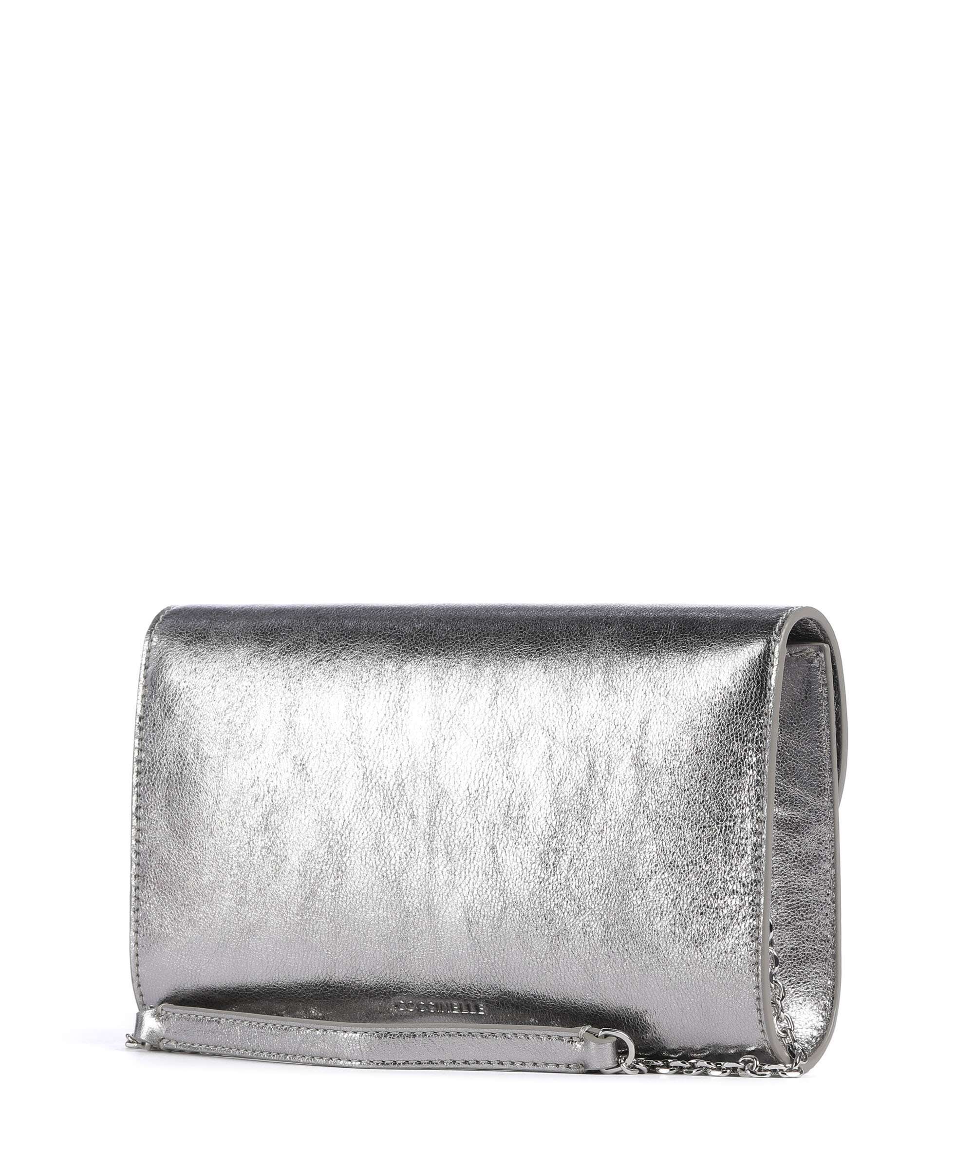 Coccinelle Nikla Smooth Torba przez ramię steel - Image 2