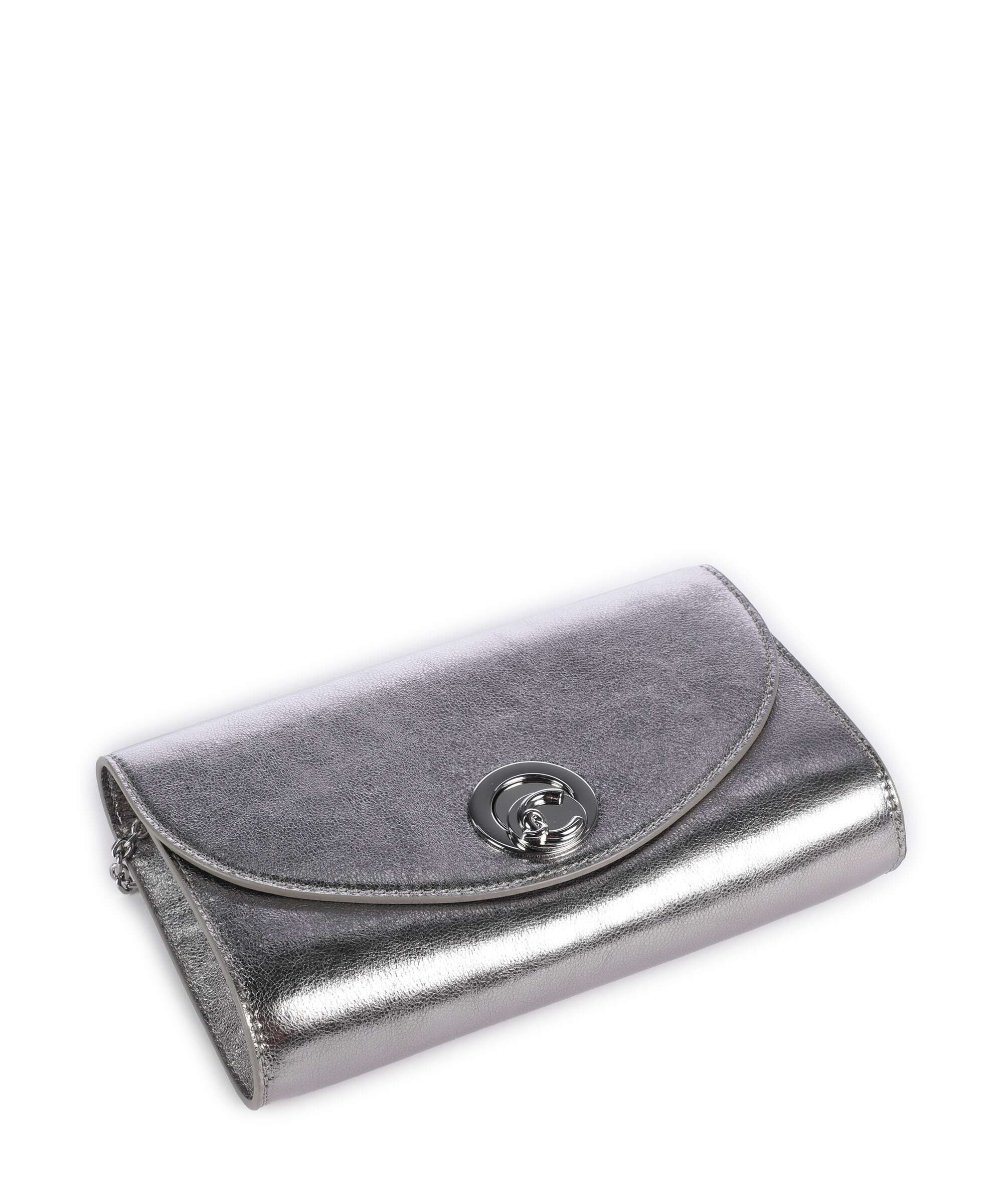 Coccinelle Nikla Smooth Torba przez ramię steel - Image 4