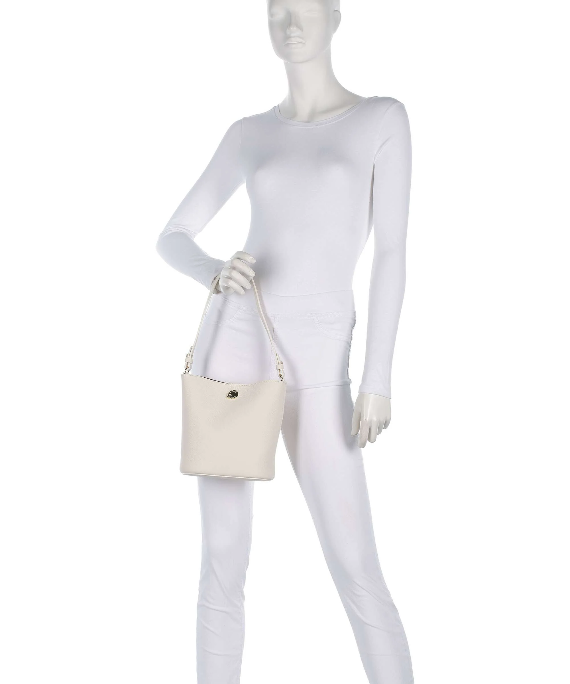 Coccinelle Nikla Torebka worek pearl/cognac - Image 3