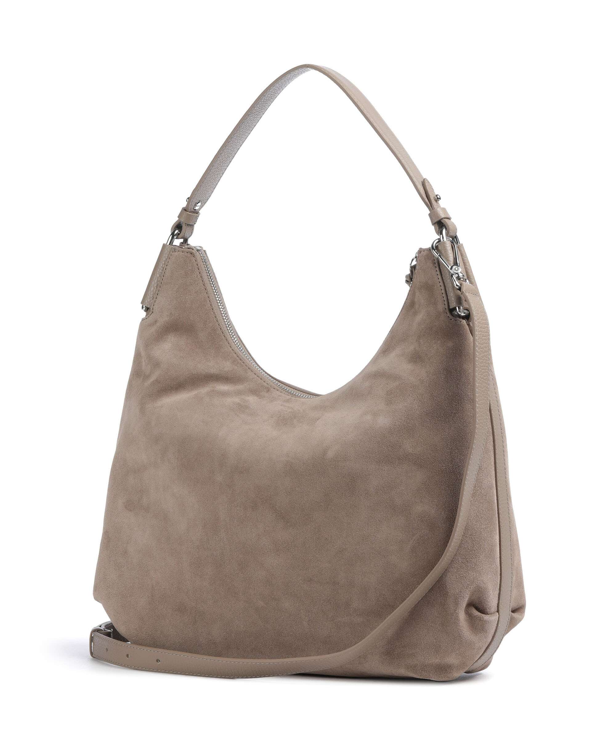 Coccinelle Rebekka Suede Torebka worek warm taupe - Image 2