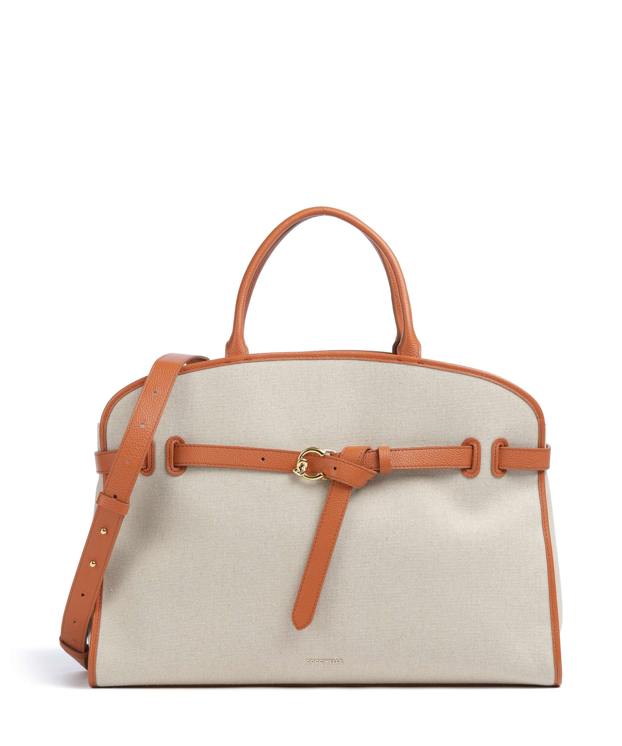 Coccinelle Sabine Canvas Torebka natural/crab