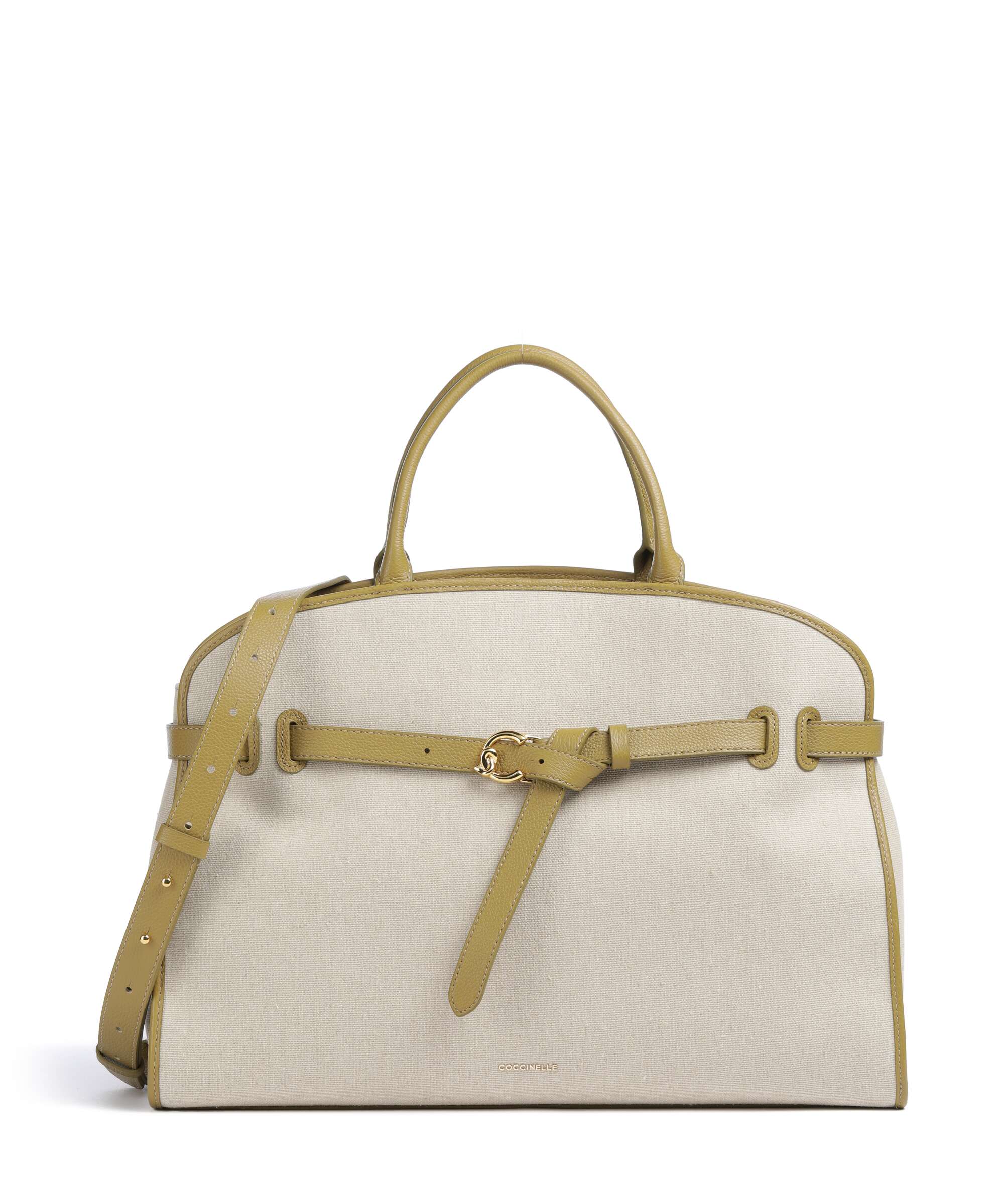 Coccinelle Sabine Canvas Torebka natural/seagrass