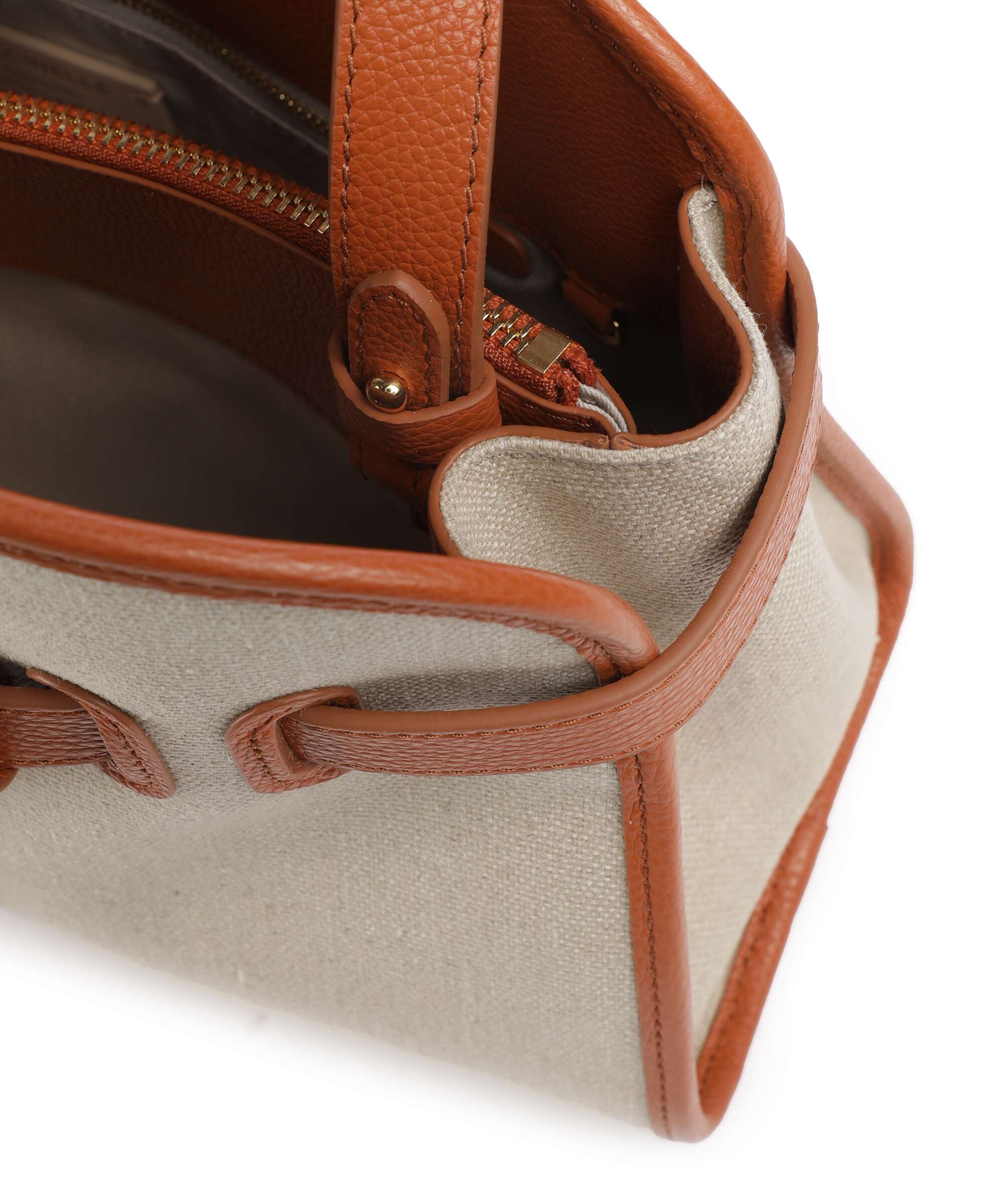 Coccinelle Sabine Canvas Torebka natural/crab - Image 4
