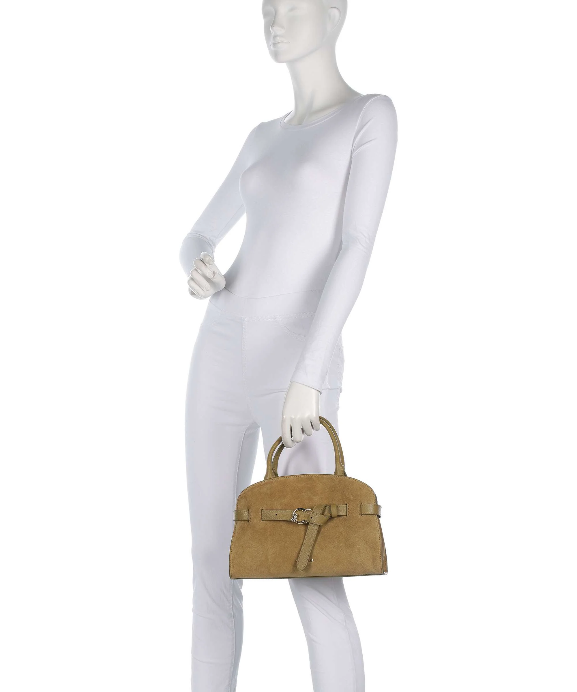Coccinelle Sabine Suede Torebka seagrass - Image 3