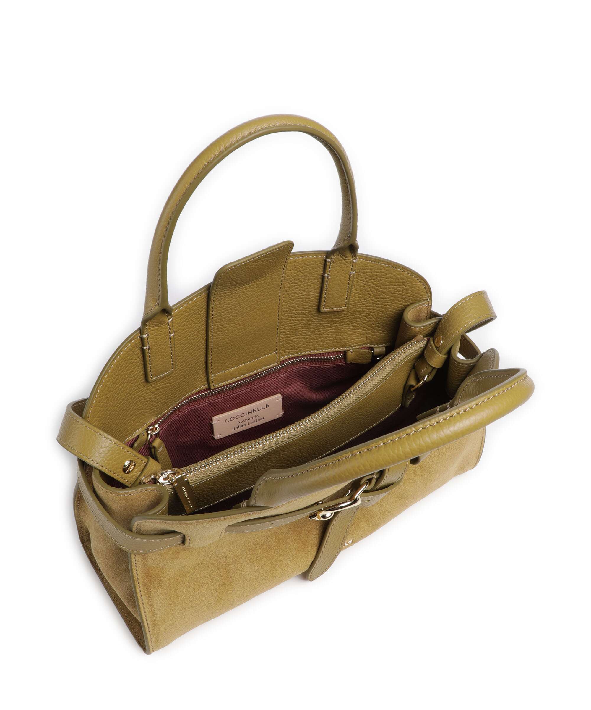 Coccinelle Sabine Suede Torebka seagrass - Image 5