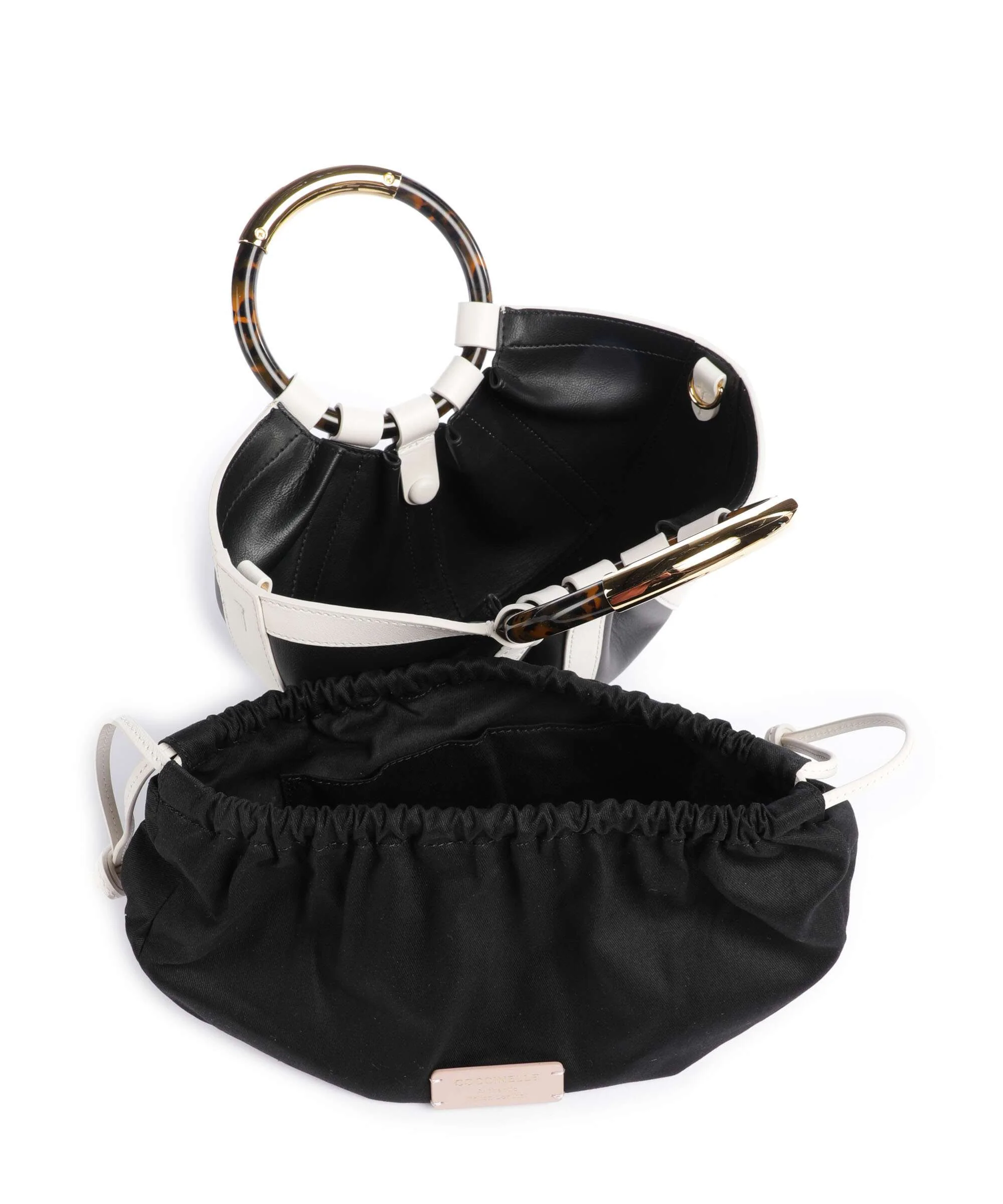 Coccinelle Shell Torebka pearl/noir - Image 6