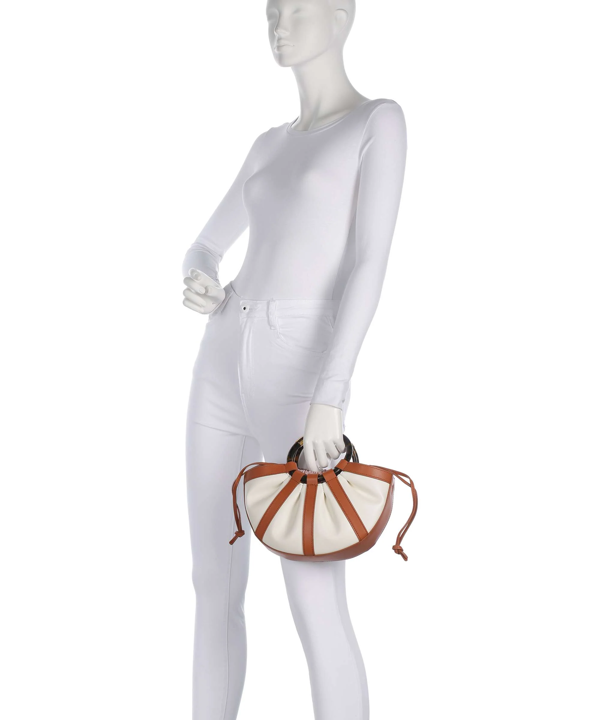 Coccinelle Shell Torebka crab/pearl - Image 3