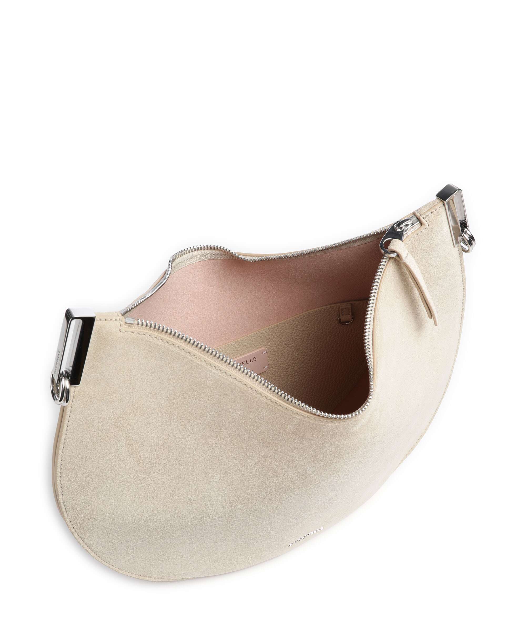 Coccinelle Sunup Suede Torba na ramię sandshell - Image 5