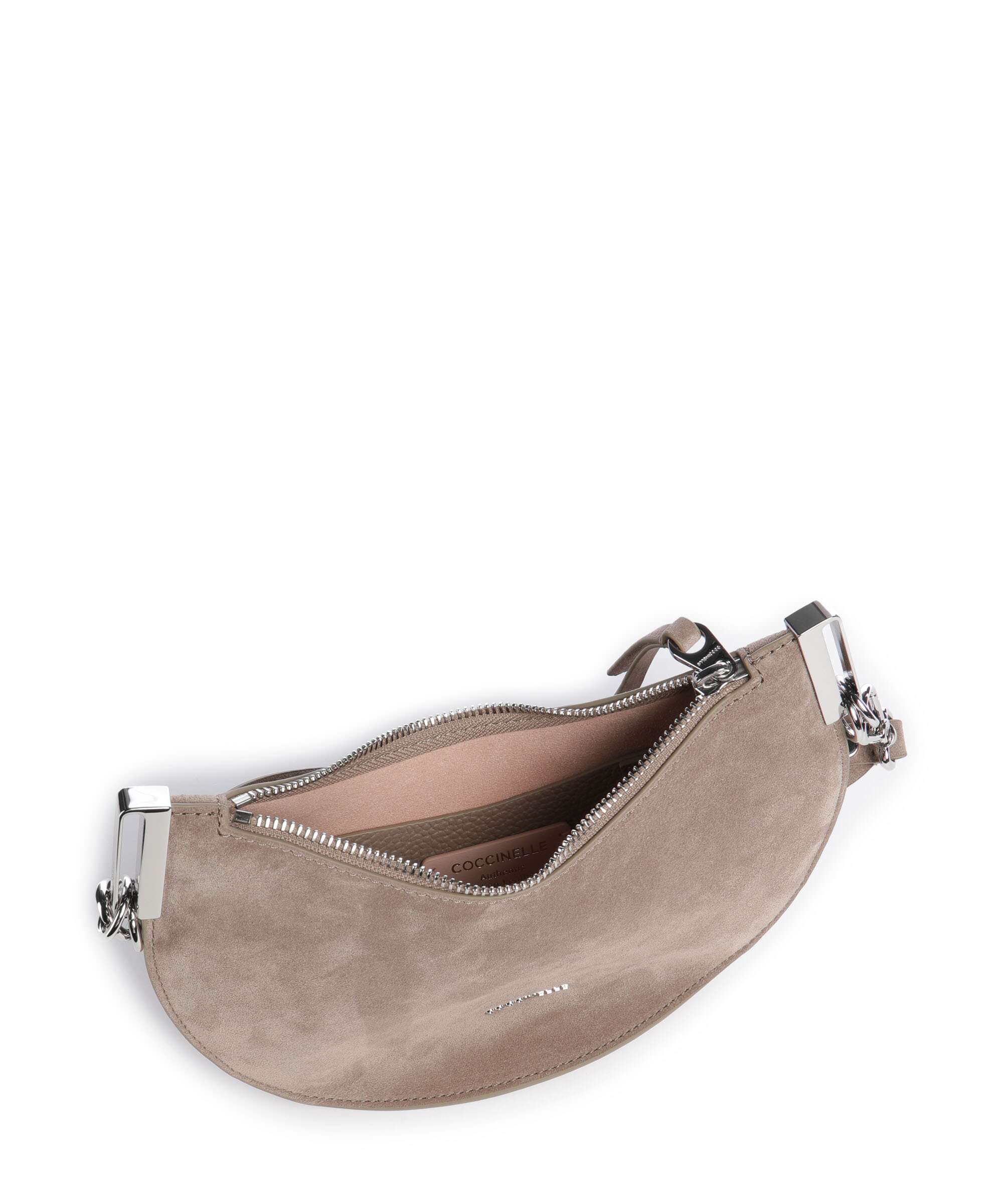 Coccinelle Sunup Suede Torba na ramię warm taupe - Image 7