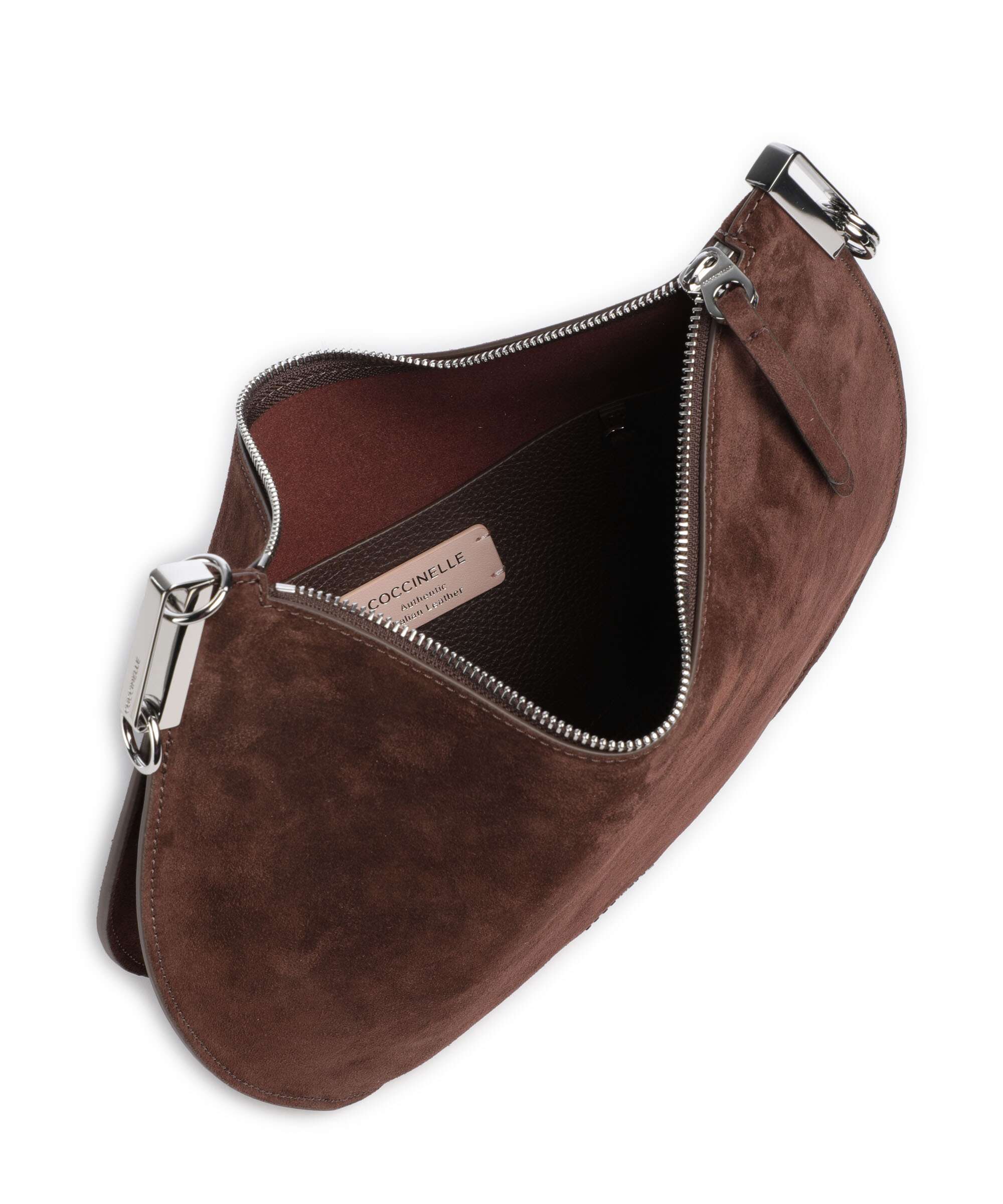Coccinelle Sunup Suede Torebka worek brunette - Image 6