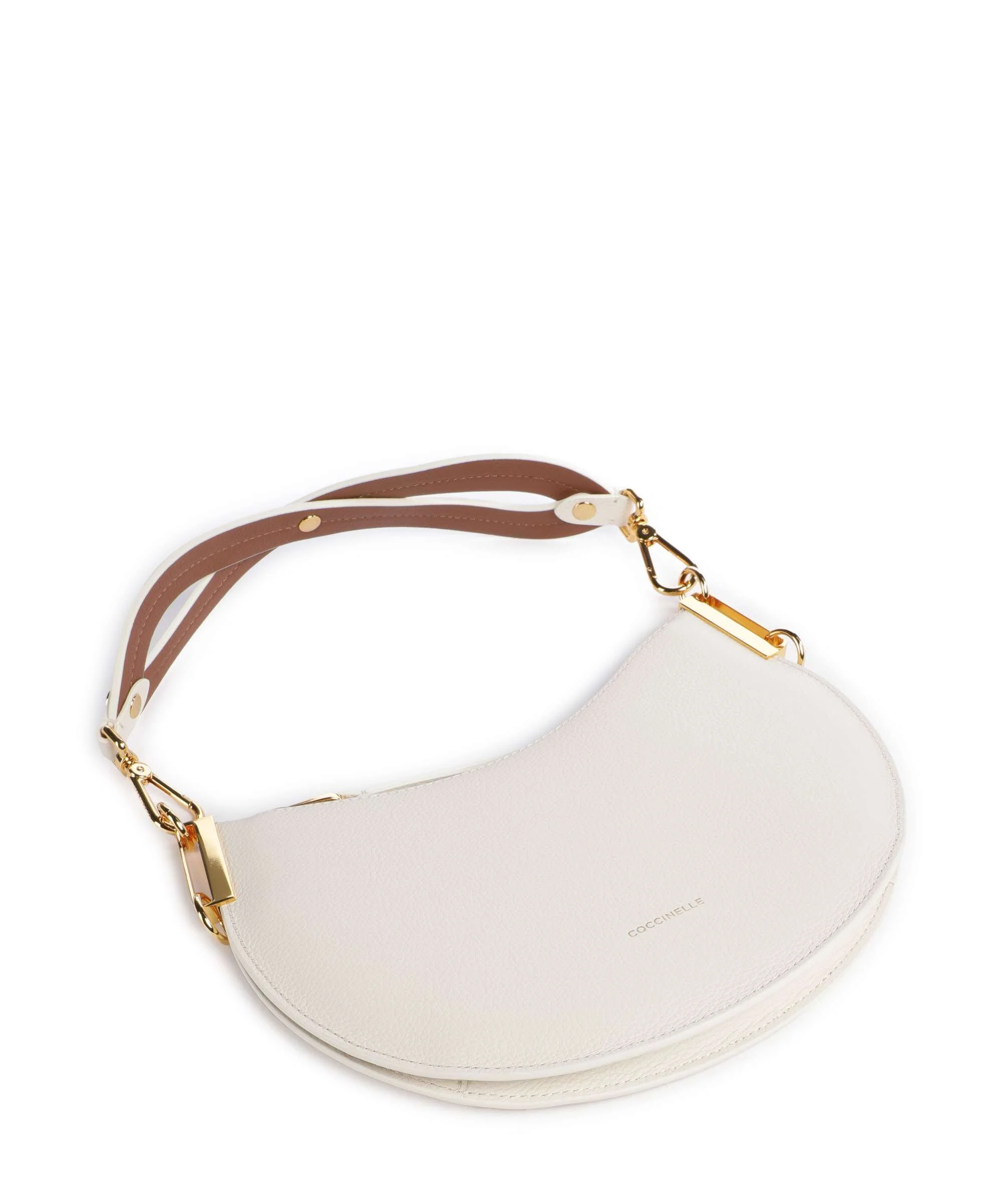 Coccinelle Sunup Torba na ramię pearl/cognac - Image 6
