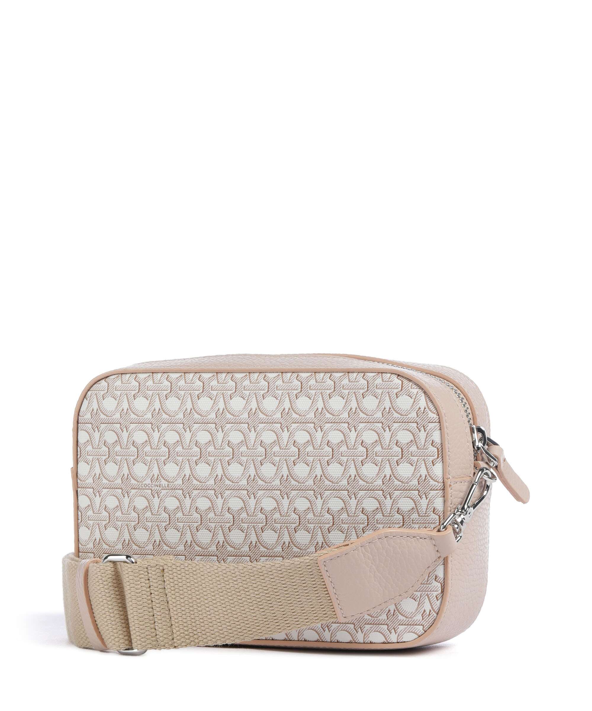 Coccinelle Tebe Monogram Torba przez ramię multicolour/blanco/rosette - Image 2