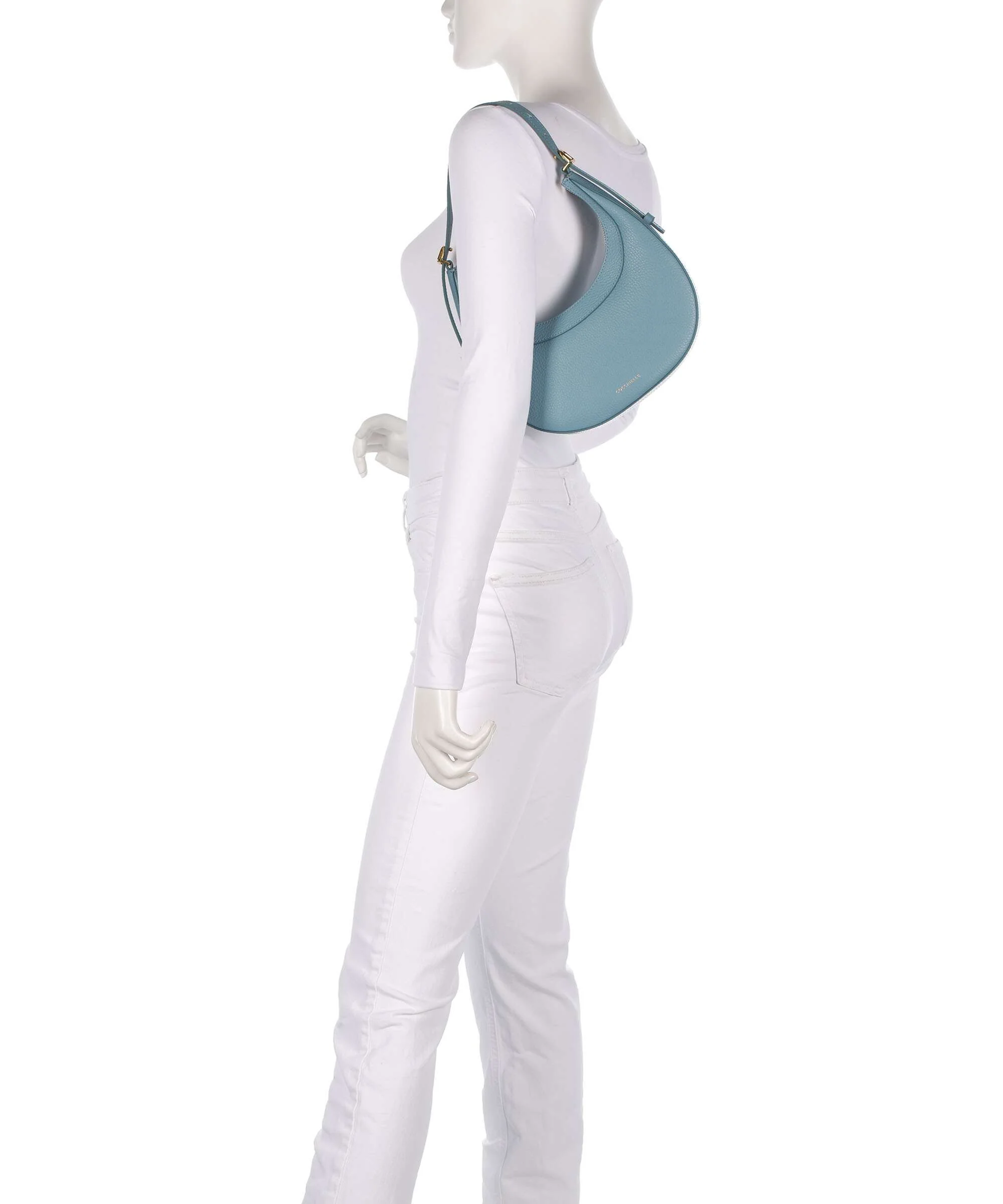 Coccinelle Whisper Torba na ramię arctic blue - Image 3