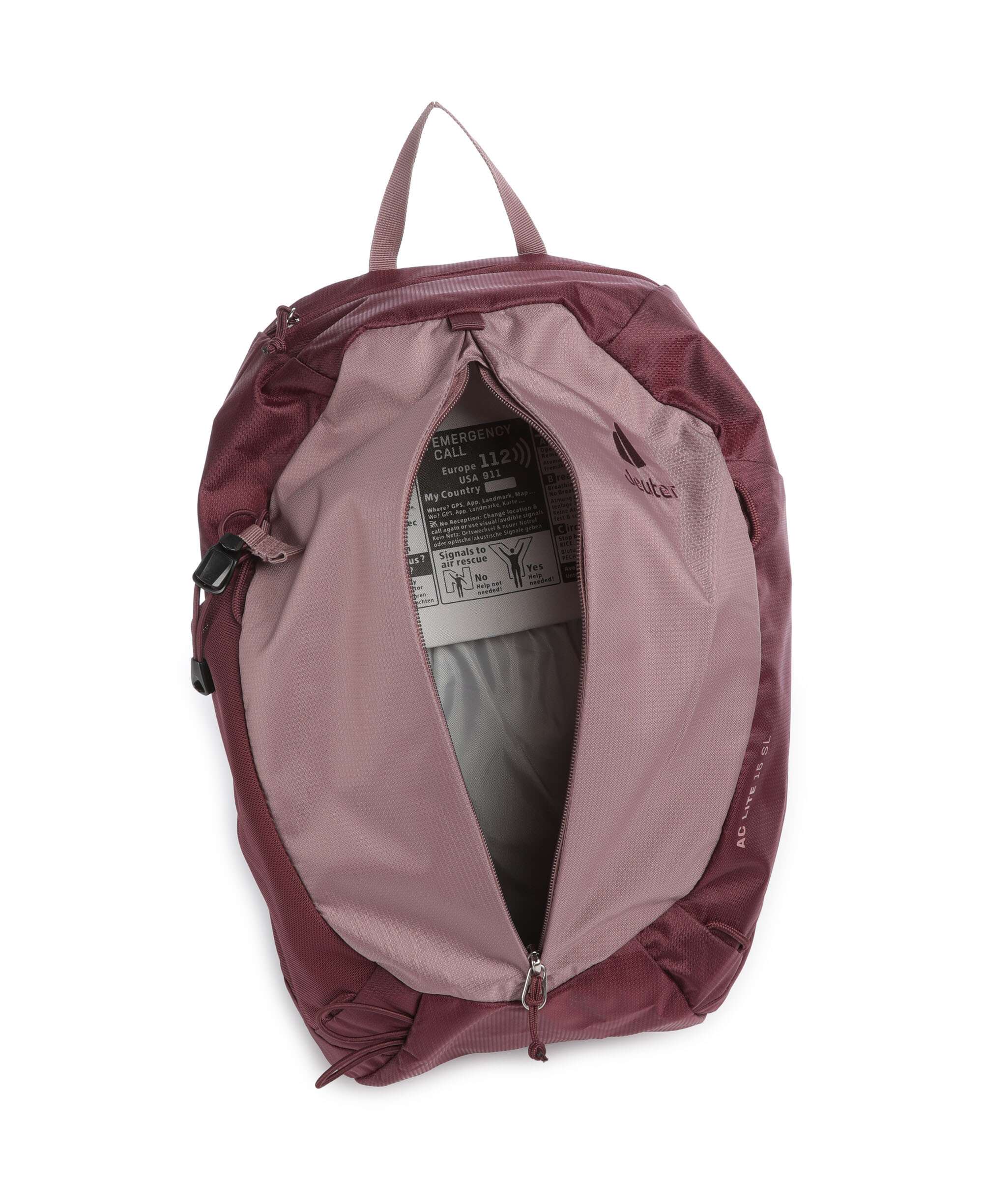 Deuter AC Lite 15 SL Plecak turystyczny ashrose/cassis - Image 4