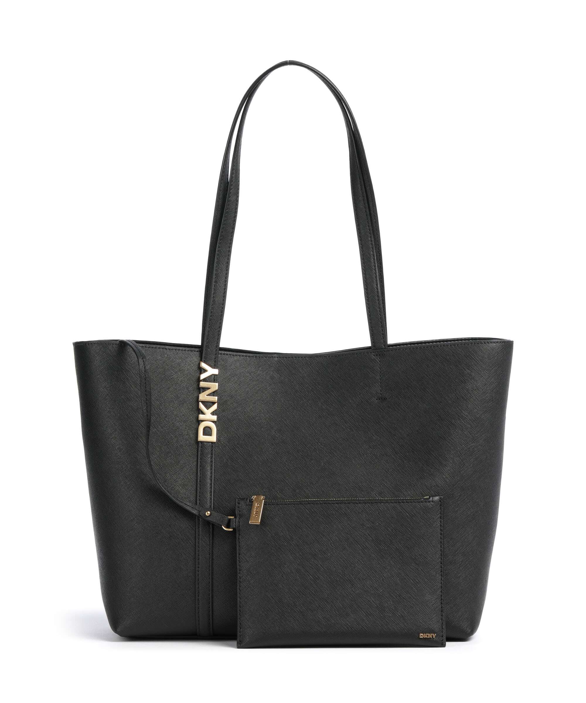 DKNY Avril Torba na zakupy black/gold - Image 2