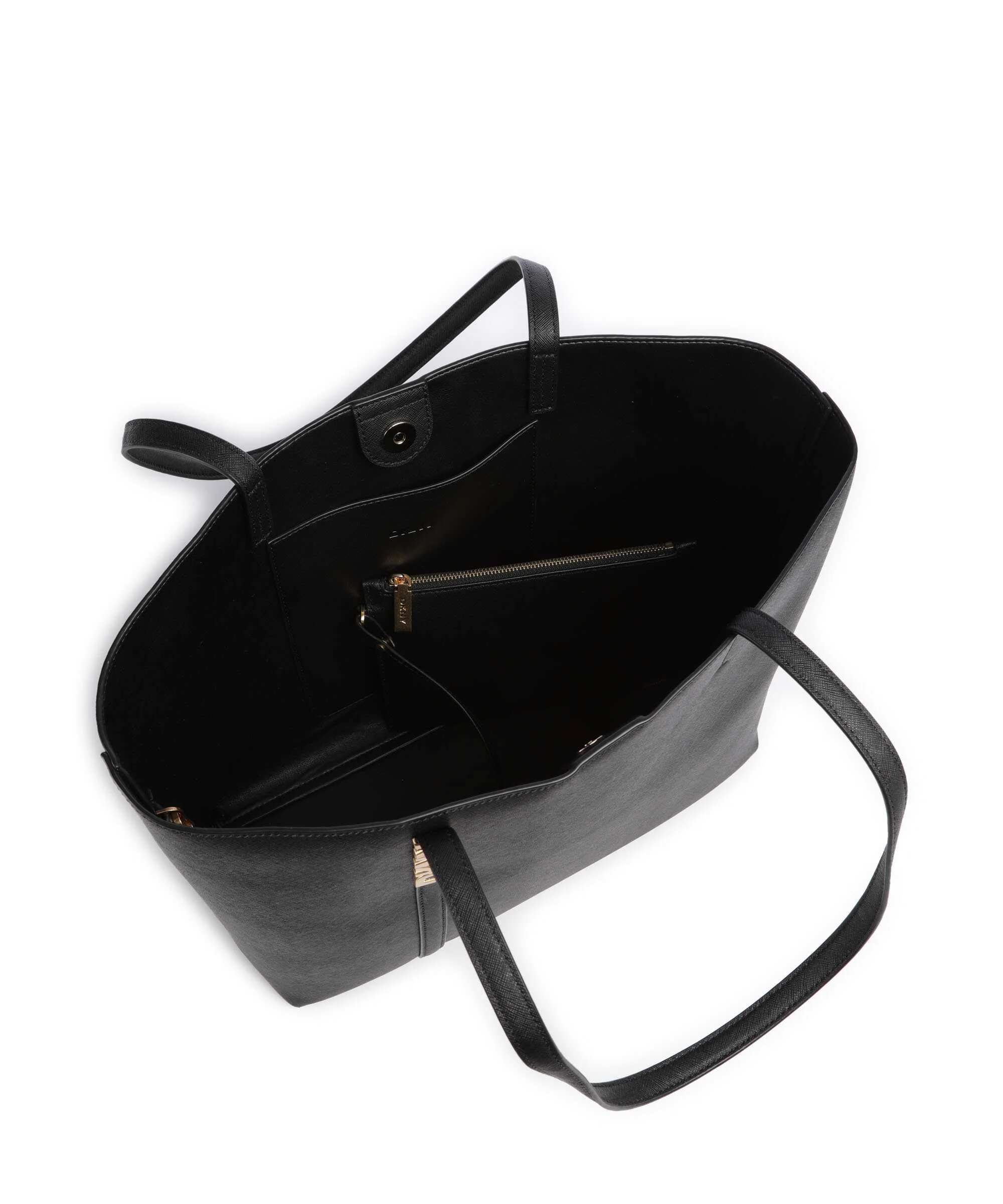 DKNY Avril Torba na zakupy black/gold - Image 6
