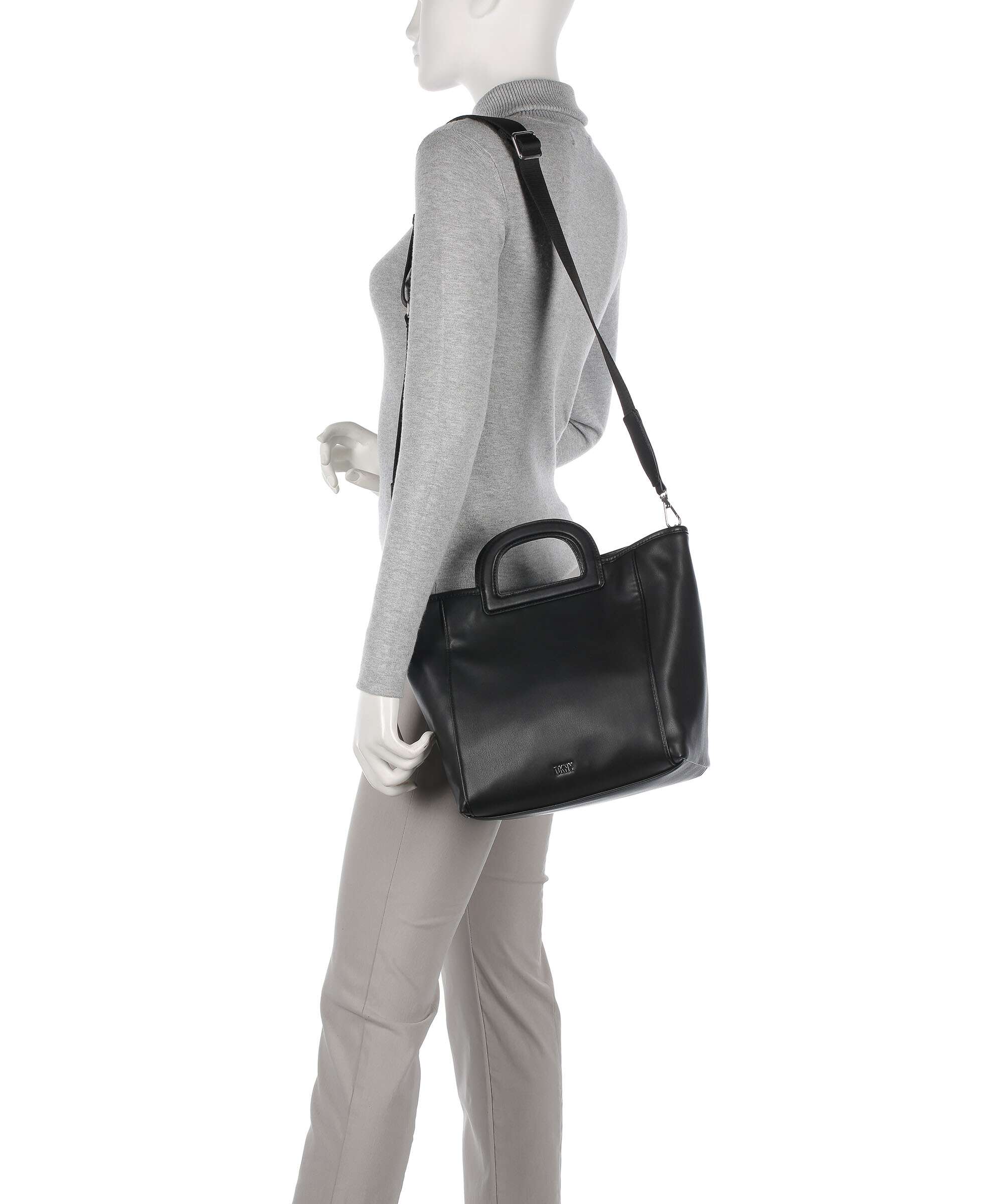 DKNY Drew Torba przez ramię black/silver - Image 4
